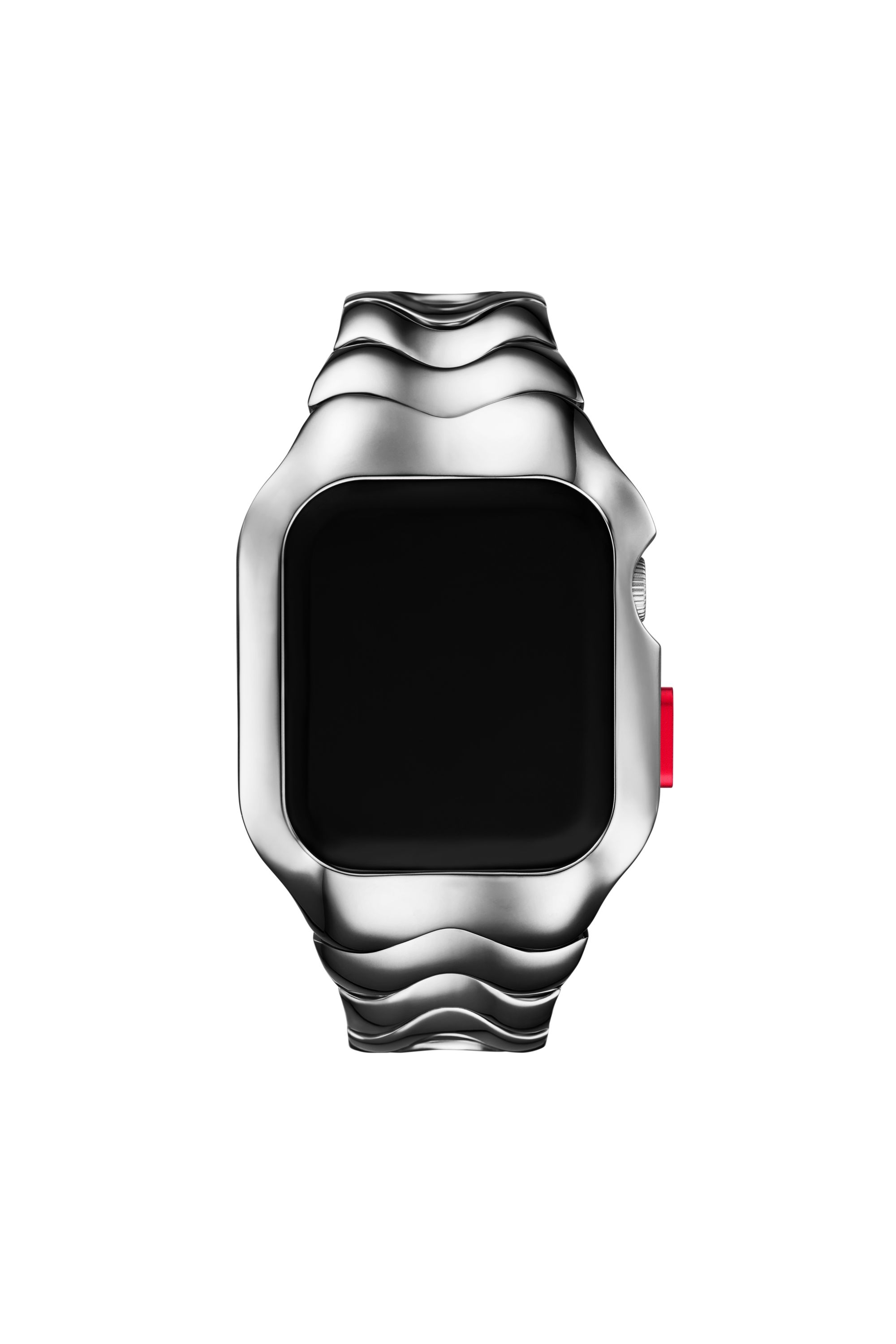 Diesel - DSS0024, Unisex's Stainless Steel Unibody for Apple watch®, 45mm in シルバー - 1