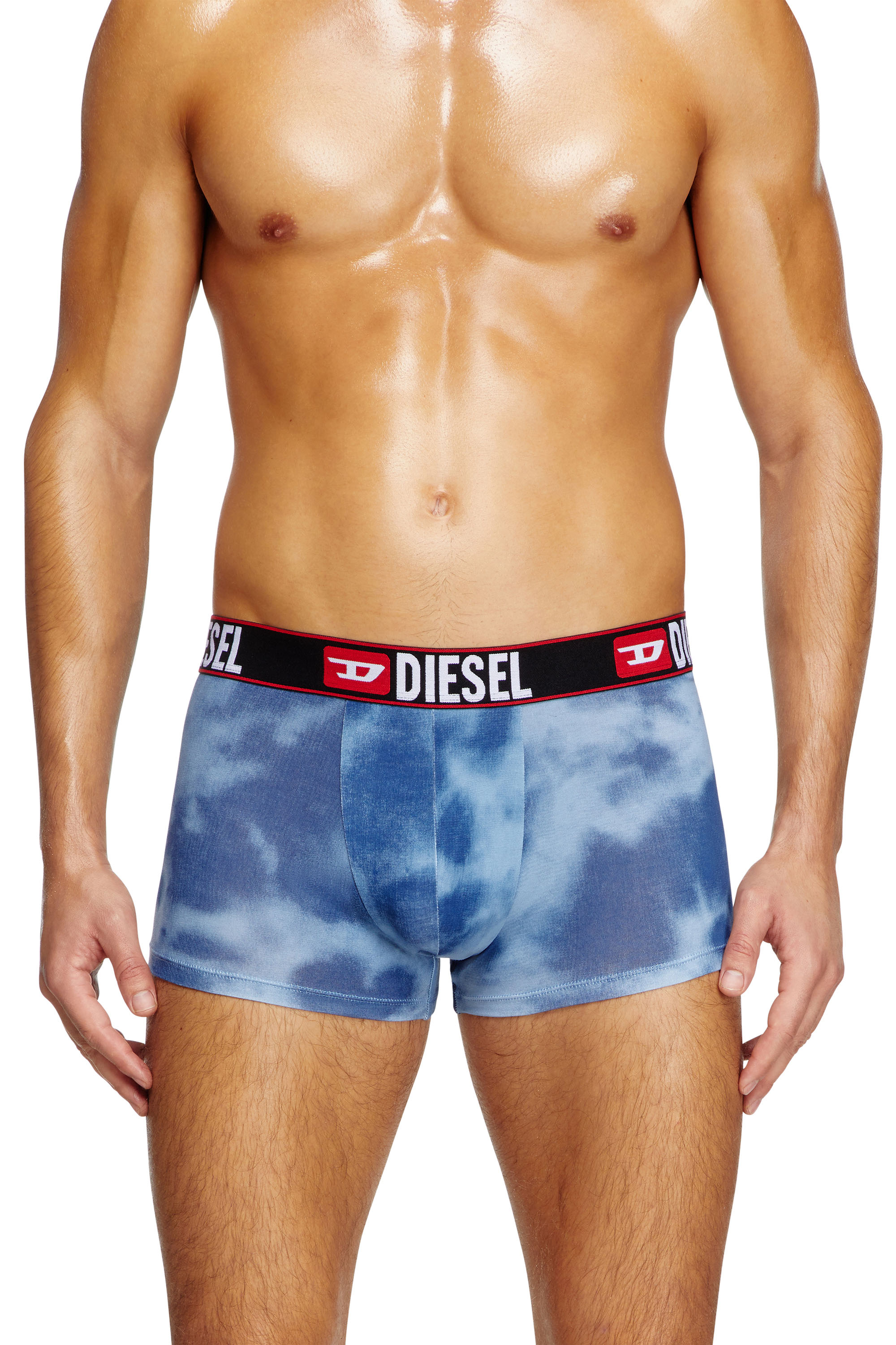 Diesel - UMBX-DAMIEN, Male's Boxer briefs with cloudy print in ダークブルー - 2