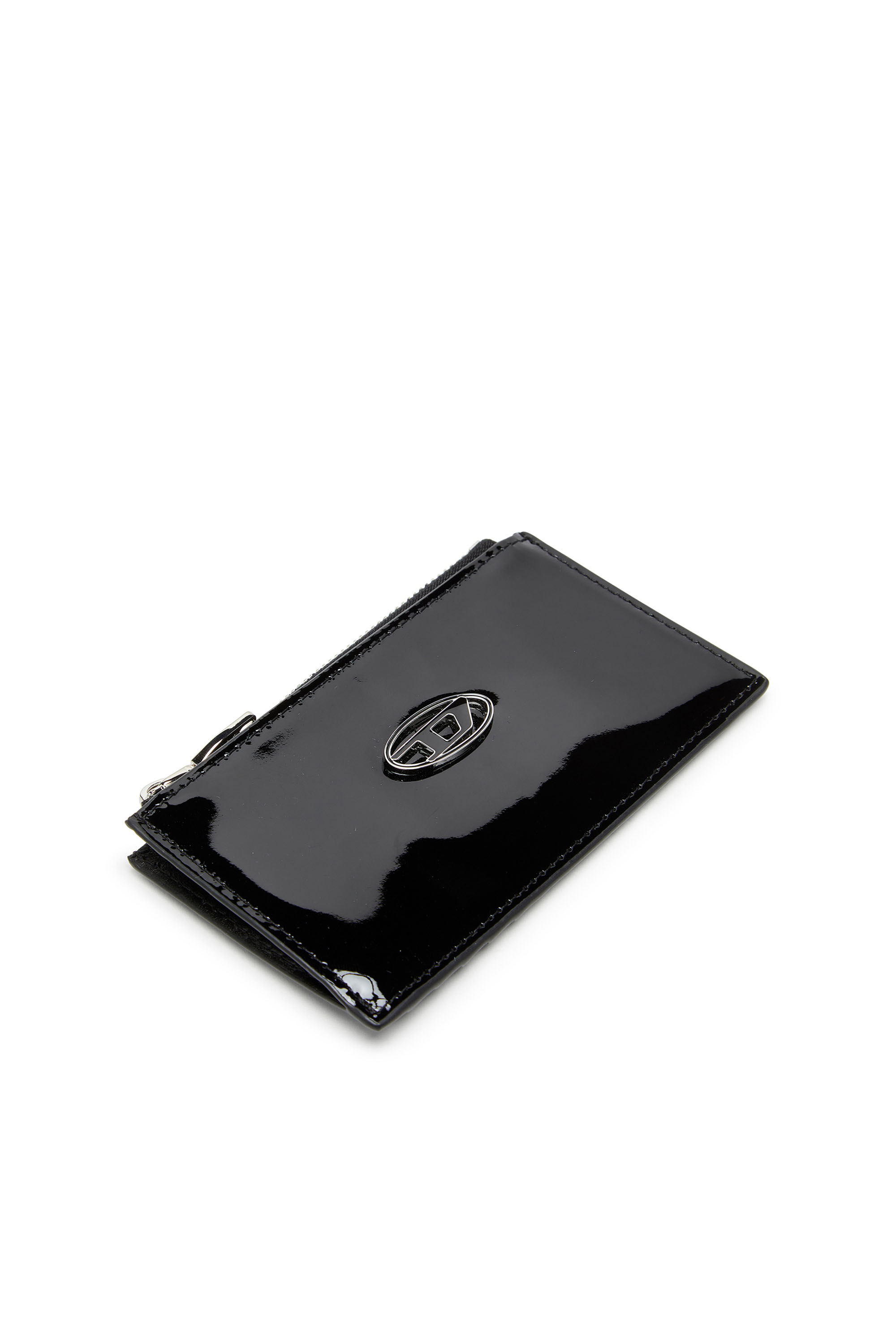Diesel - PLAY CARD HOLDER III, Female Card holder in glossy leather in ブラック - Image 4