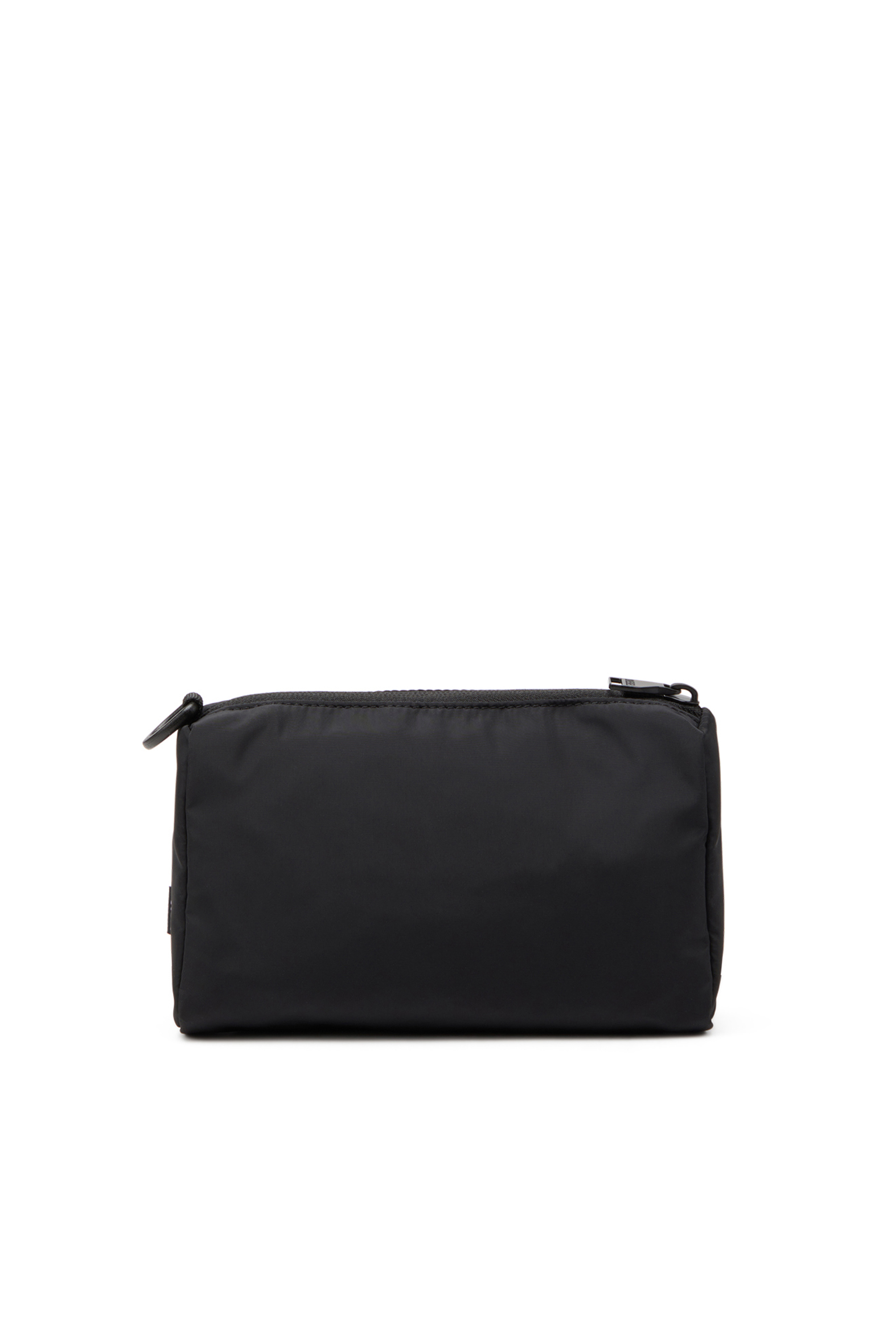 Diesel - DRAPE POUCH, Male's Nylon pouch with Oval D print in ブラック - 2