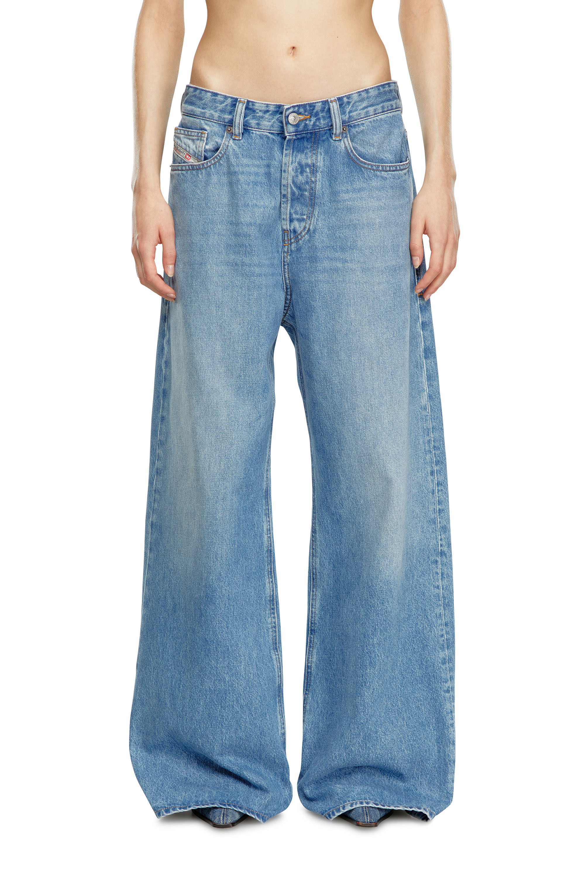 Diesel - Female's Relaxed Jeans 1996 D-Sire 09I29, ライトブルー - 1