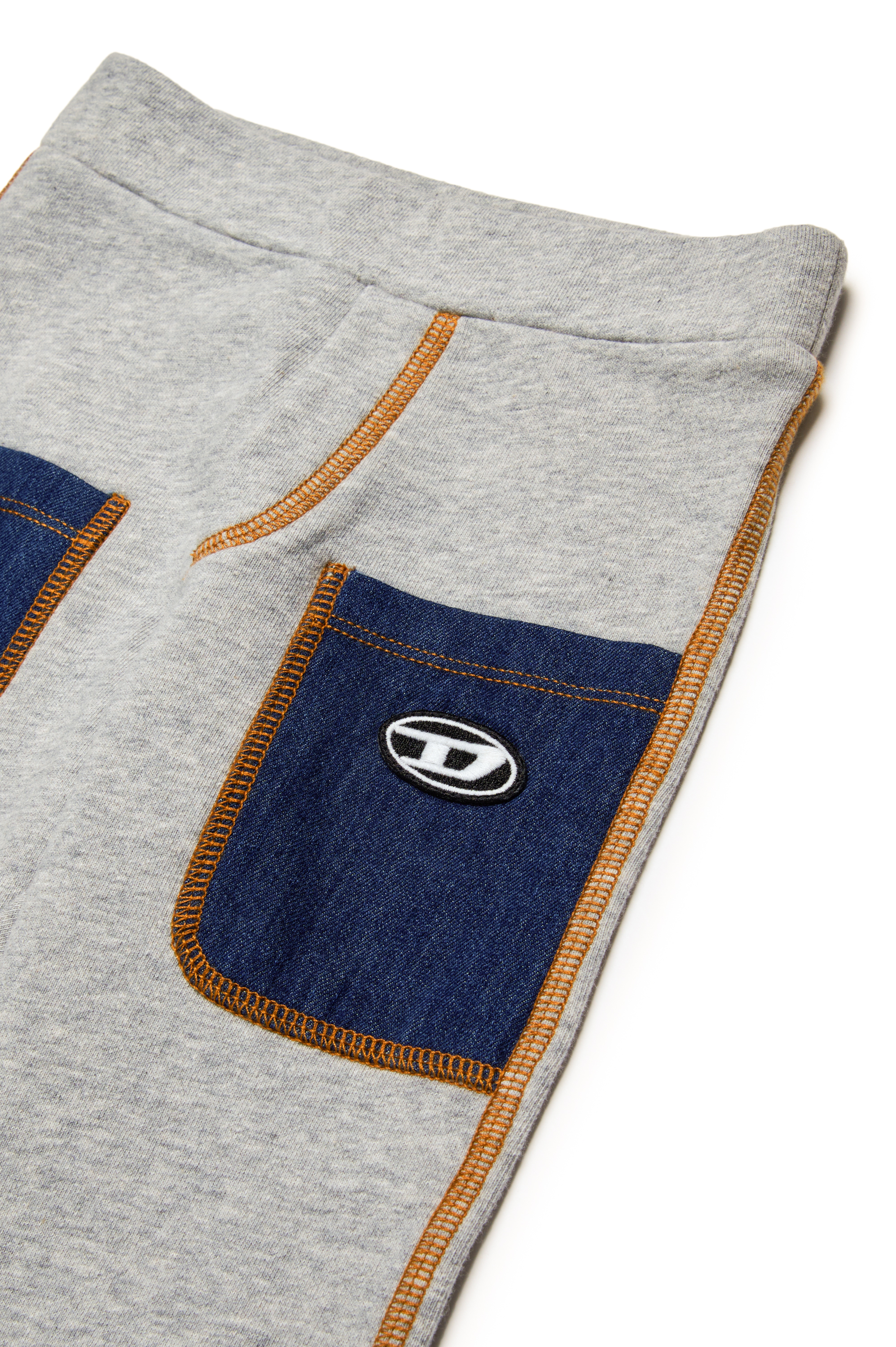 Diesel - POKKYB, Male Sweatpants with denim pockets in マルチカラー - Image 3