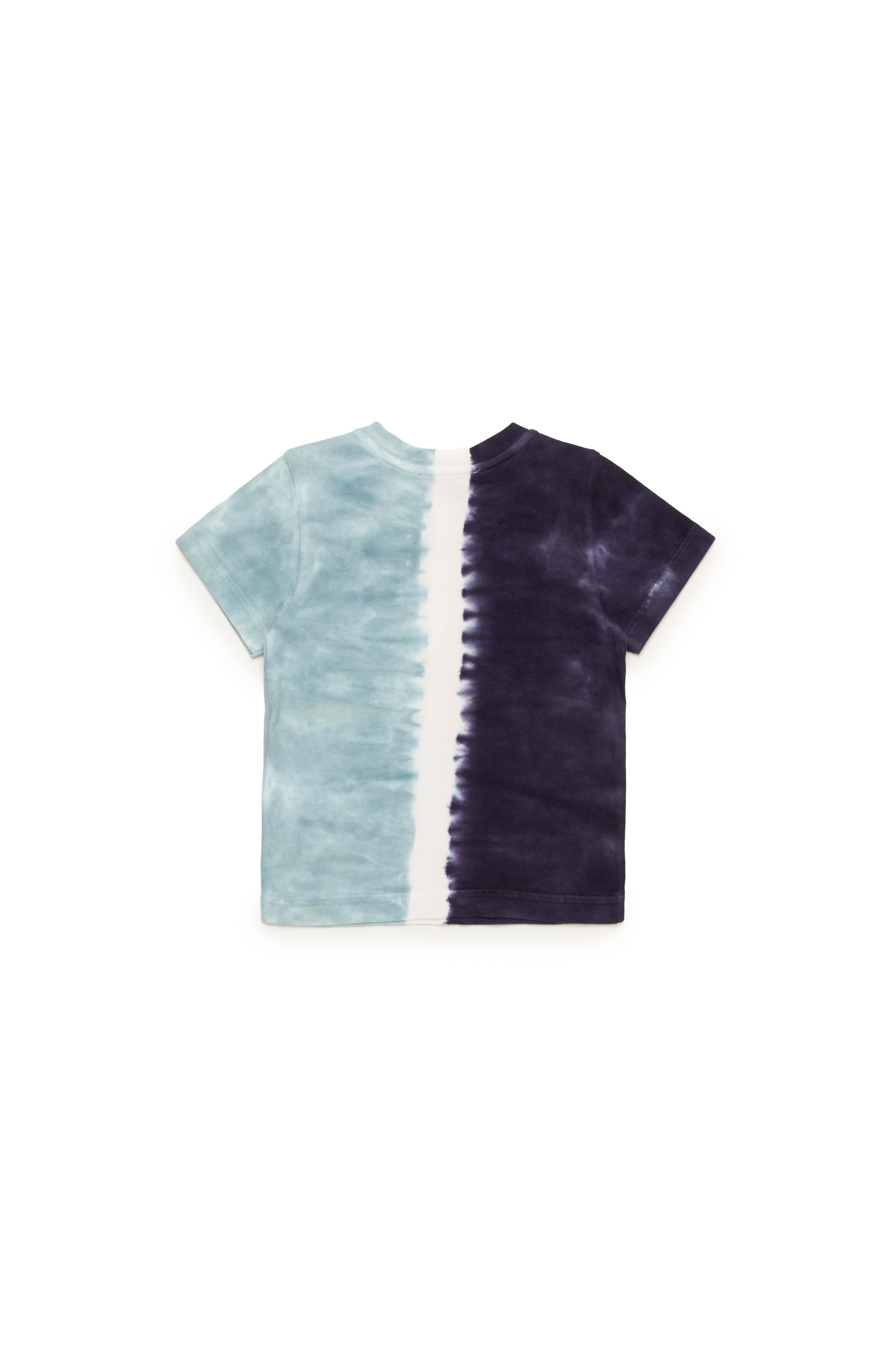 Diesel - TKITEB, Male's Dip-dye T-shirt with dégradé logo in ブルー - 2