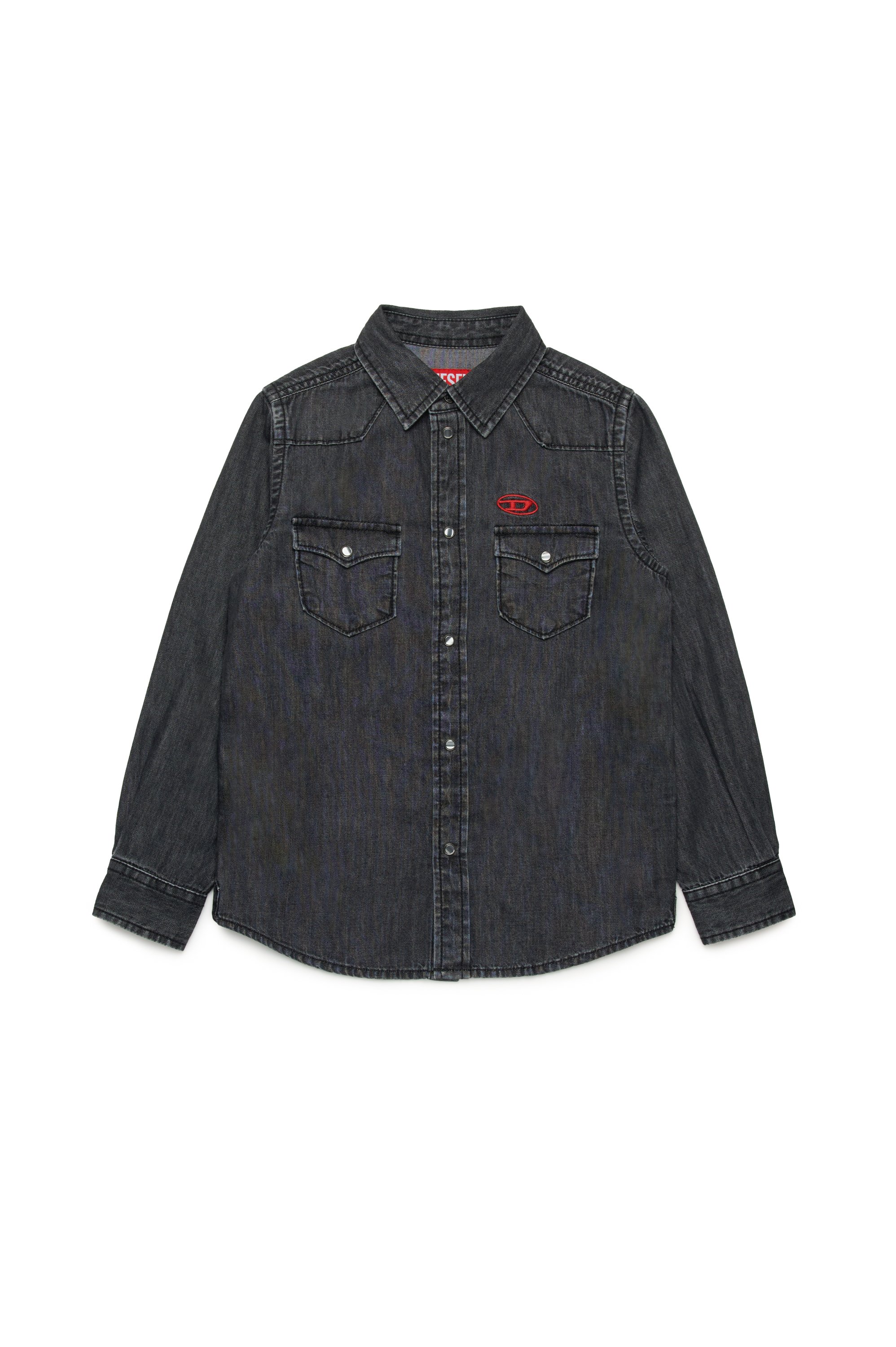 Diesel - CEKO, Male's Denim Western shirt in ブラック - 1