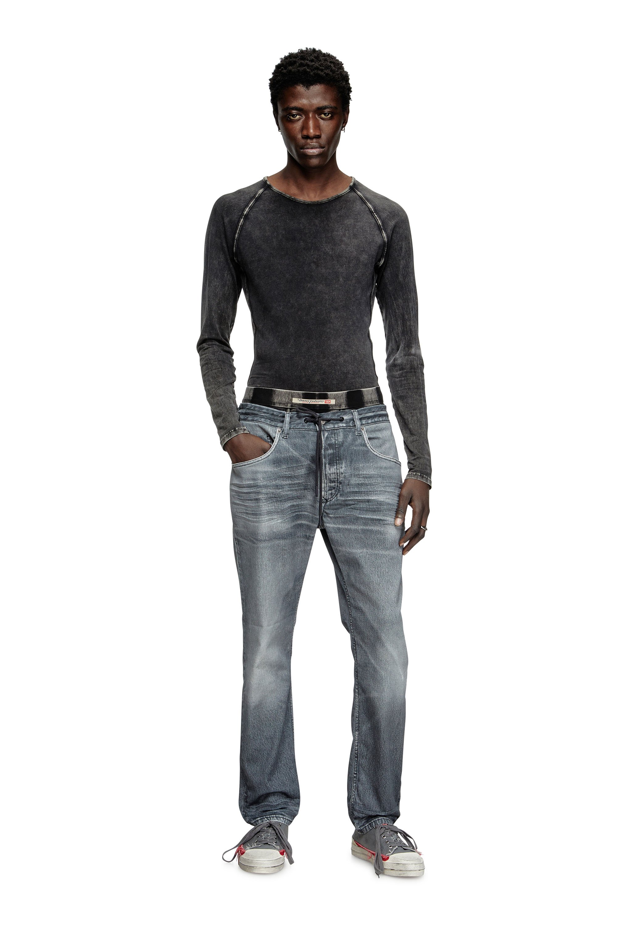 Diesel - Male's Regular 2030 D-Krooley Joggjeans® 068PC, ライトブルー - 2