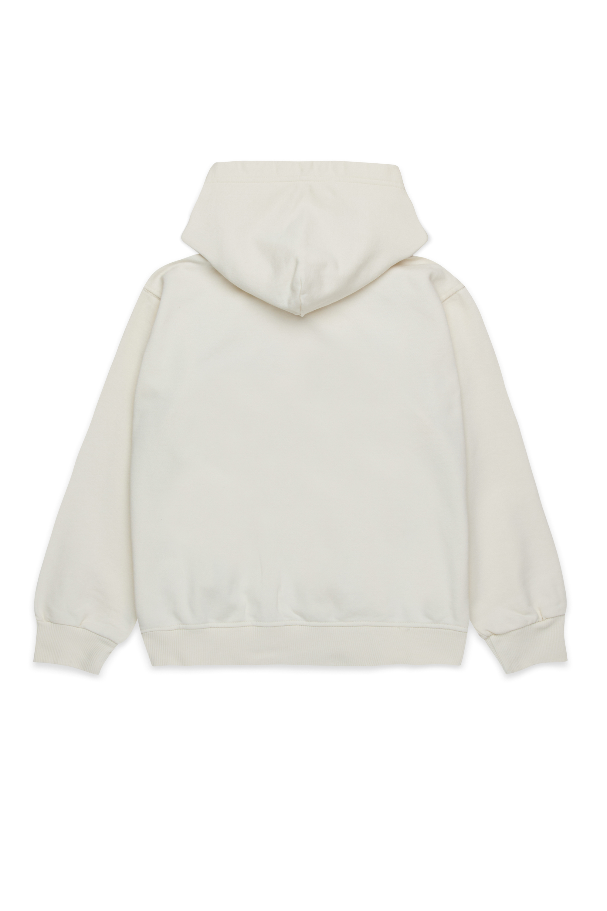 Diesel - SGINNHOODL5 OVER, Male's Hoodie with smudged logo in ホワイト - 2