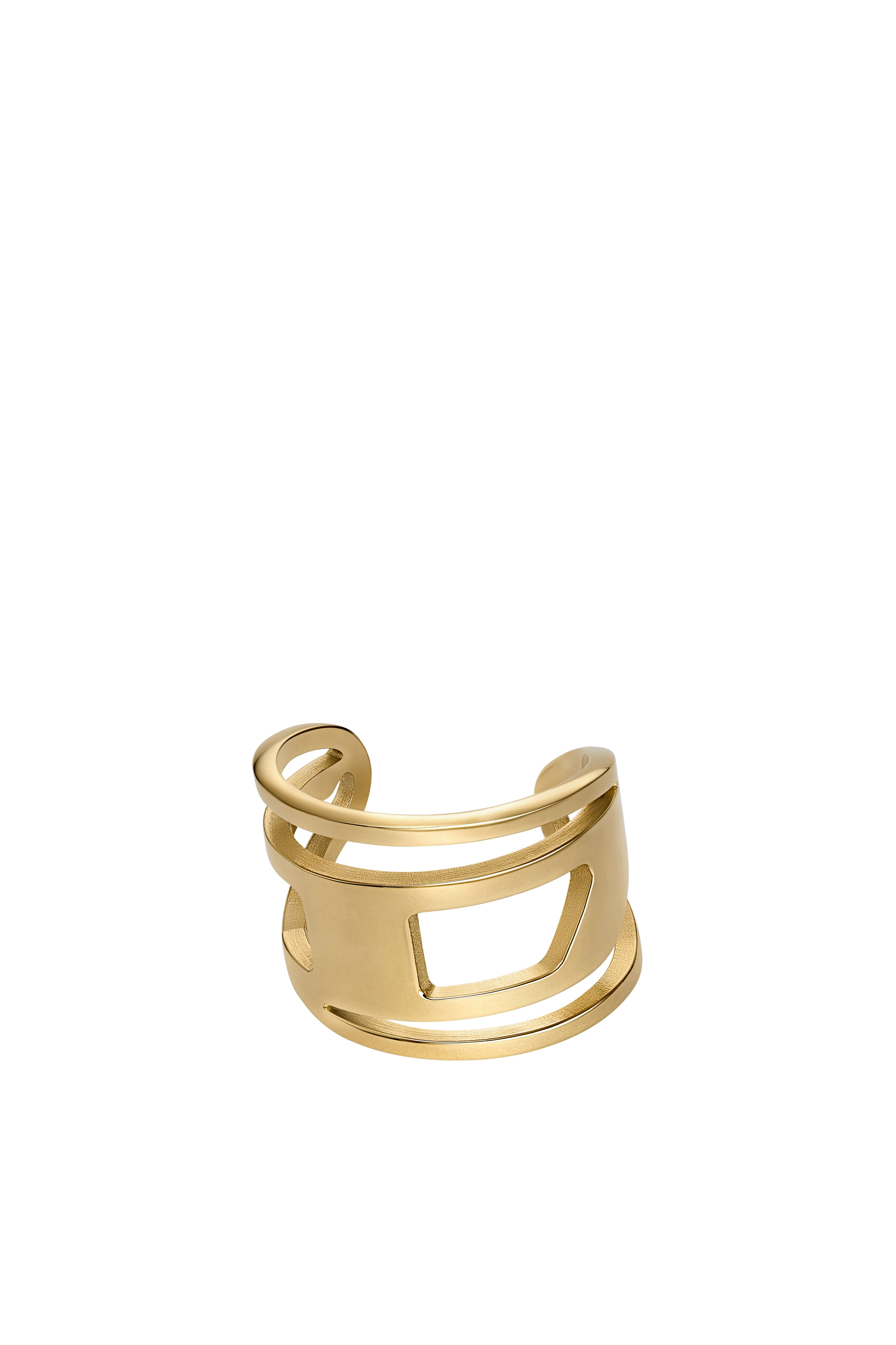 Diesel - DX1569710 JEWEL, Unisex's Gold-Tone Stainless Steel Band Ring in ゴールド - 2