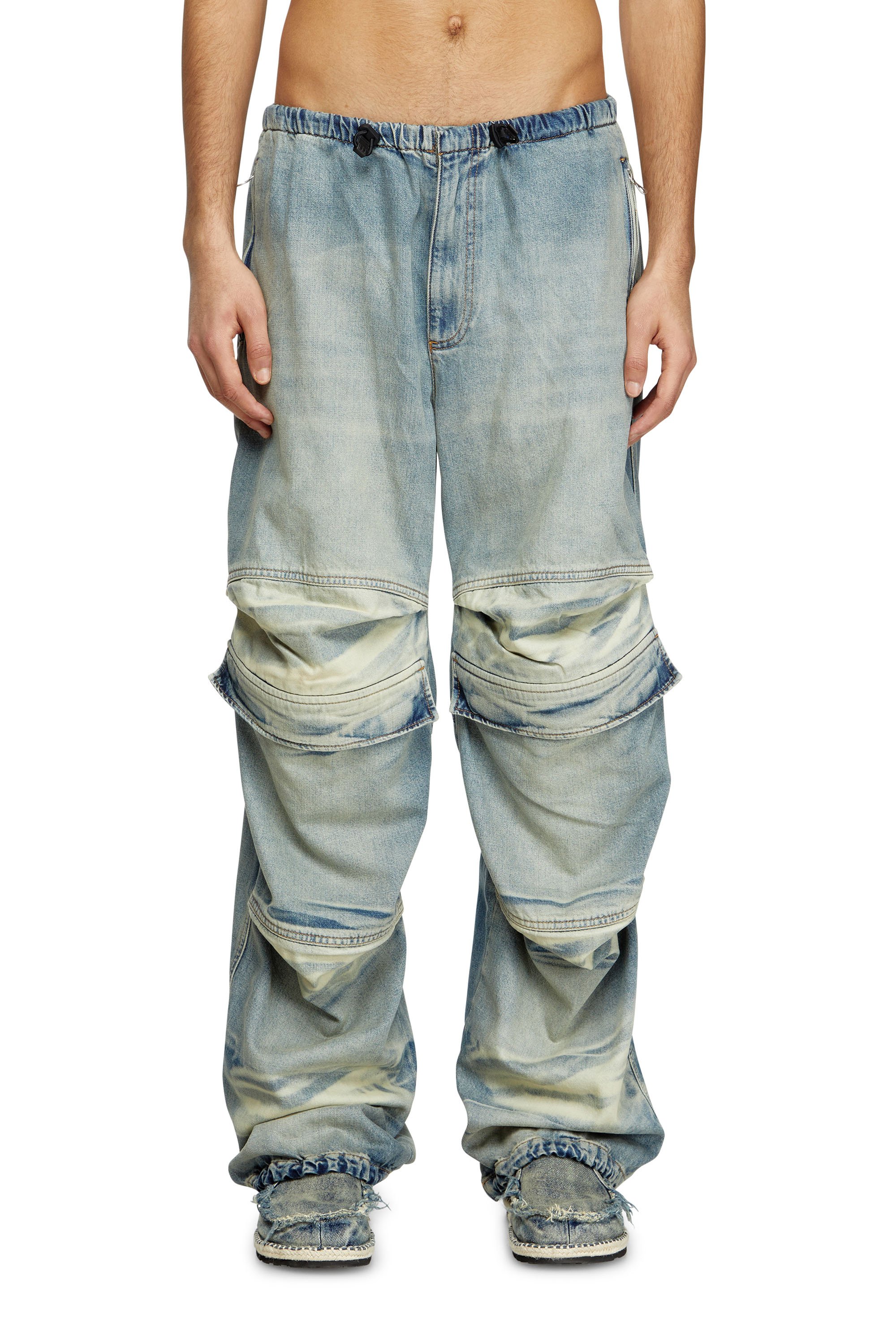 Diesel - Unisex's Relaxed Jeans D-Dayetz 0ABDF, ライトブルー - 1