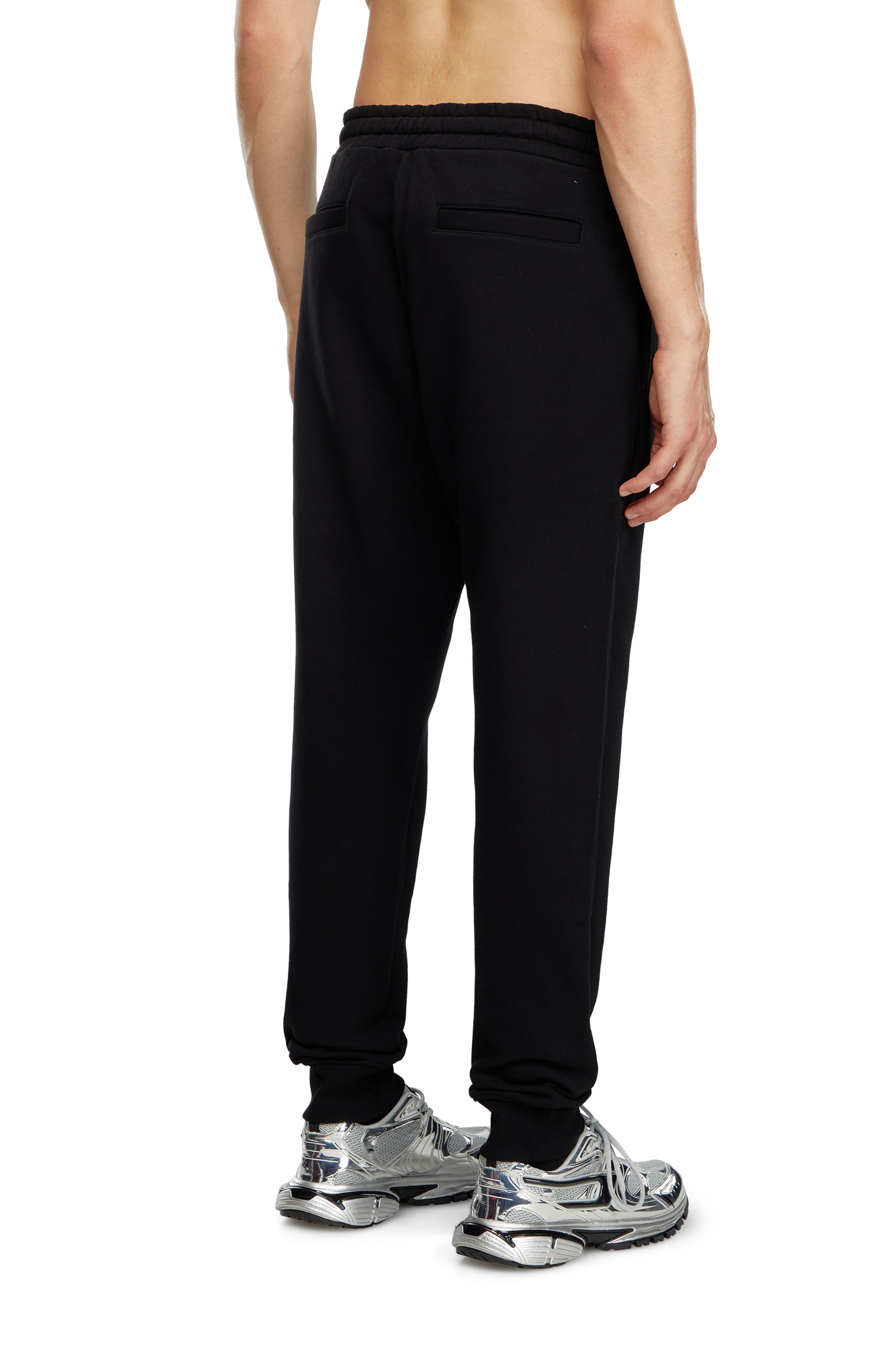 Diesel - P-TARY-DOVAL-PJ, Male Track pants with Oval D patch in ブラック - Image 4