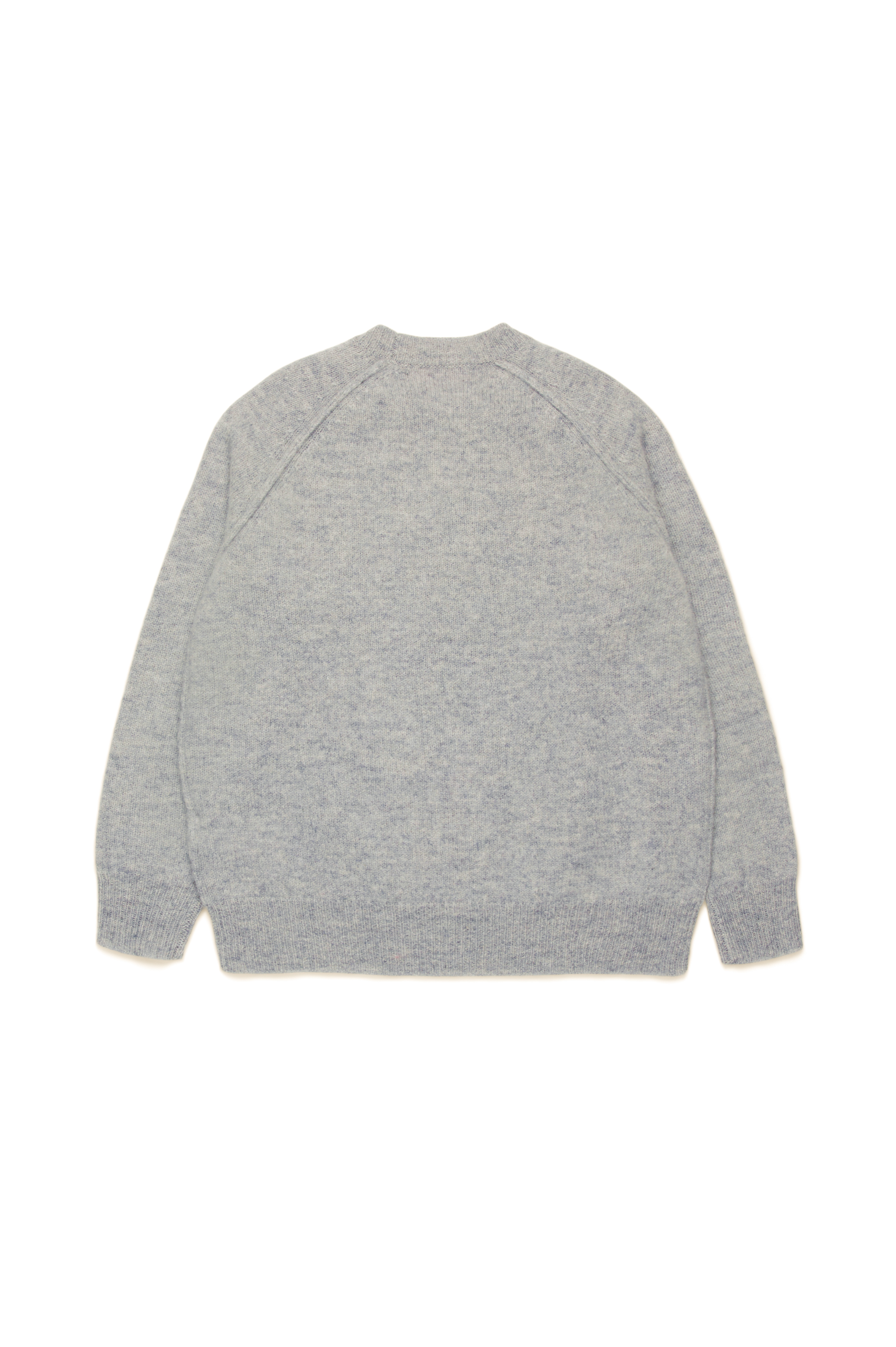 Diesel - KSARIA OVER, Unisex's Wool jumper with logo intarsia in グレー - 2