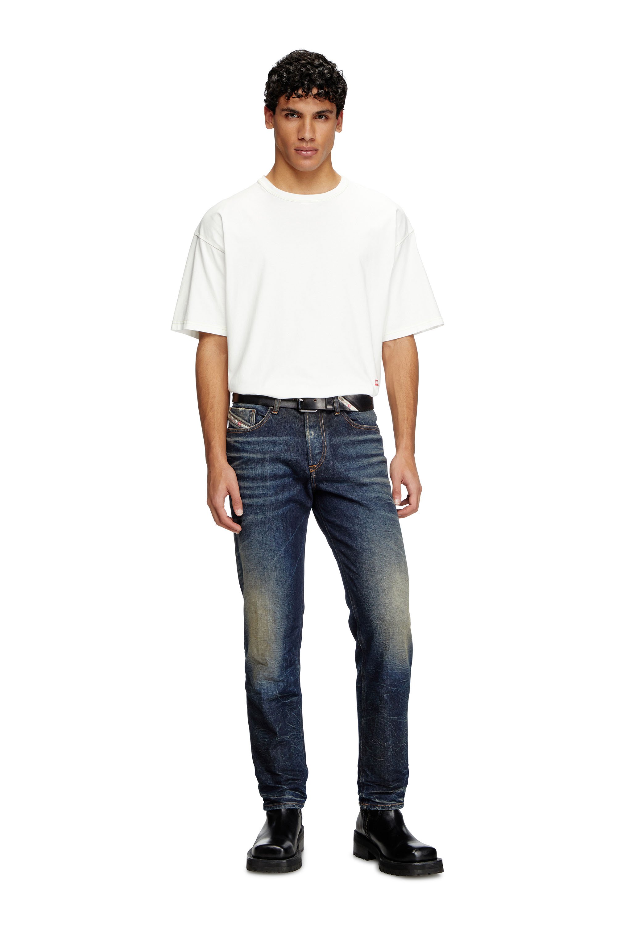 Diesel - Male's Regular Jeans 2023 D-Finitive 09L22, ダークブルー - 2