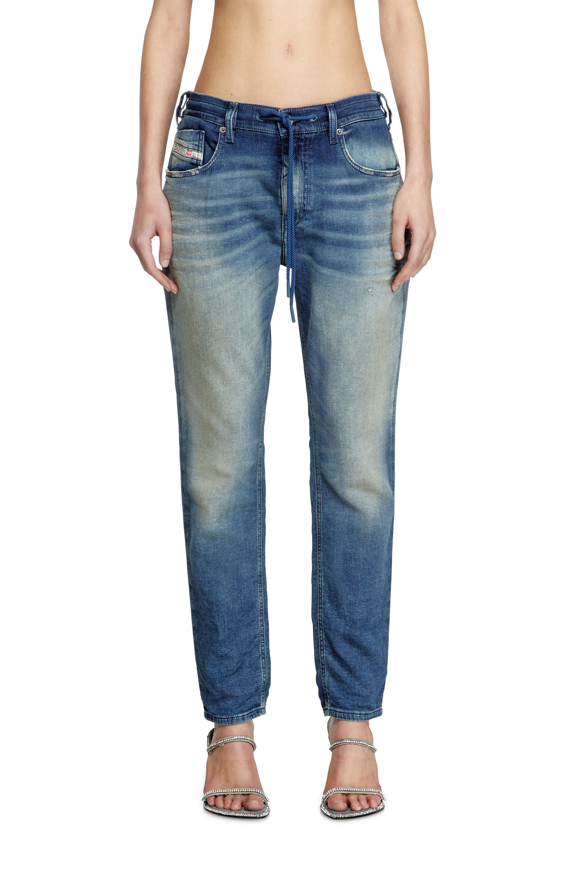 Diesel - Female's Regular 2031 D-Krailey Joggjeans® 068PQ, ミディアムブルー - 1