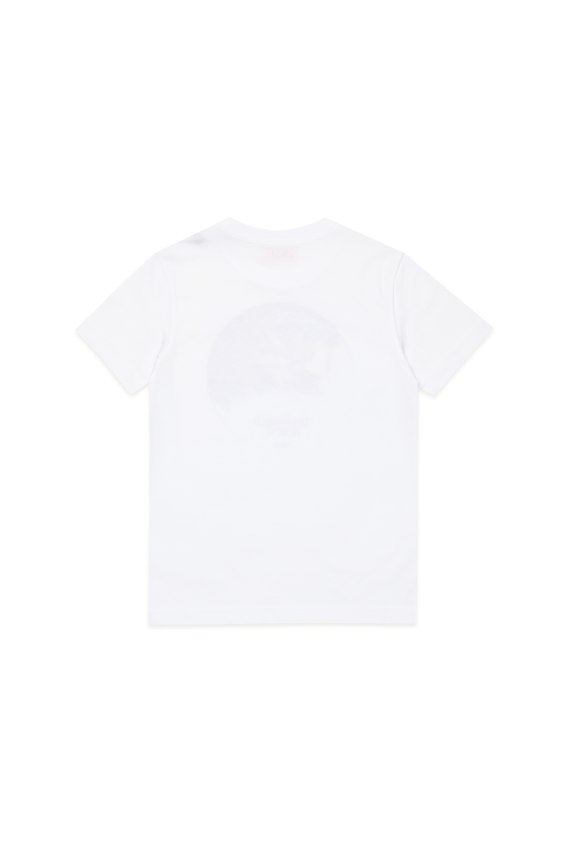 Diesel - TDIEGORL4, Male T-shirt with globe logo in ホワイト - Image 2