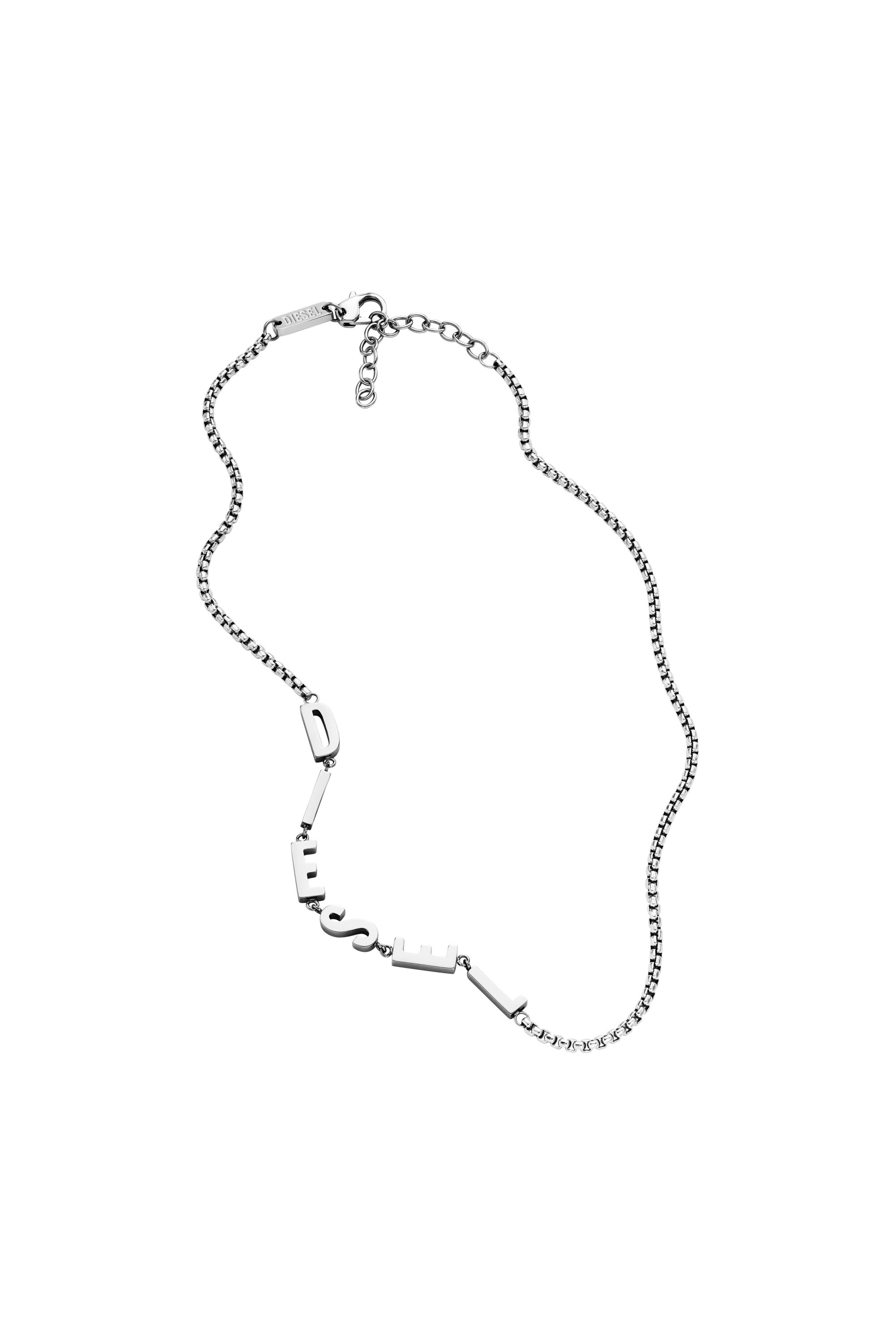 Diesel - DX1491, Male Stainless steel chain necklace in シルバー - Image 2