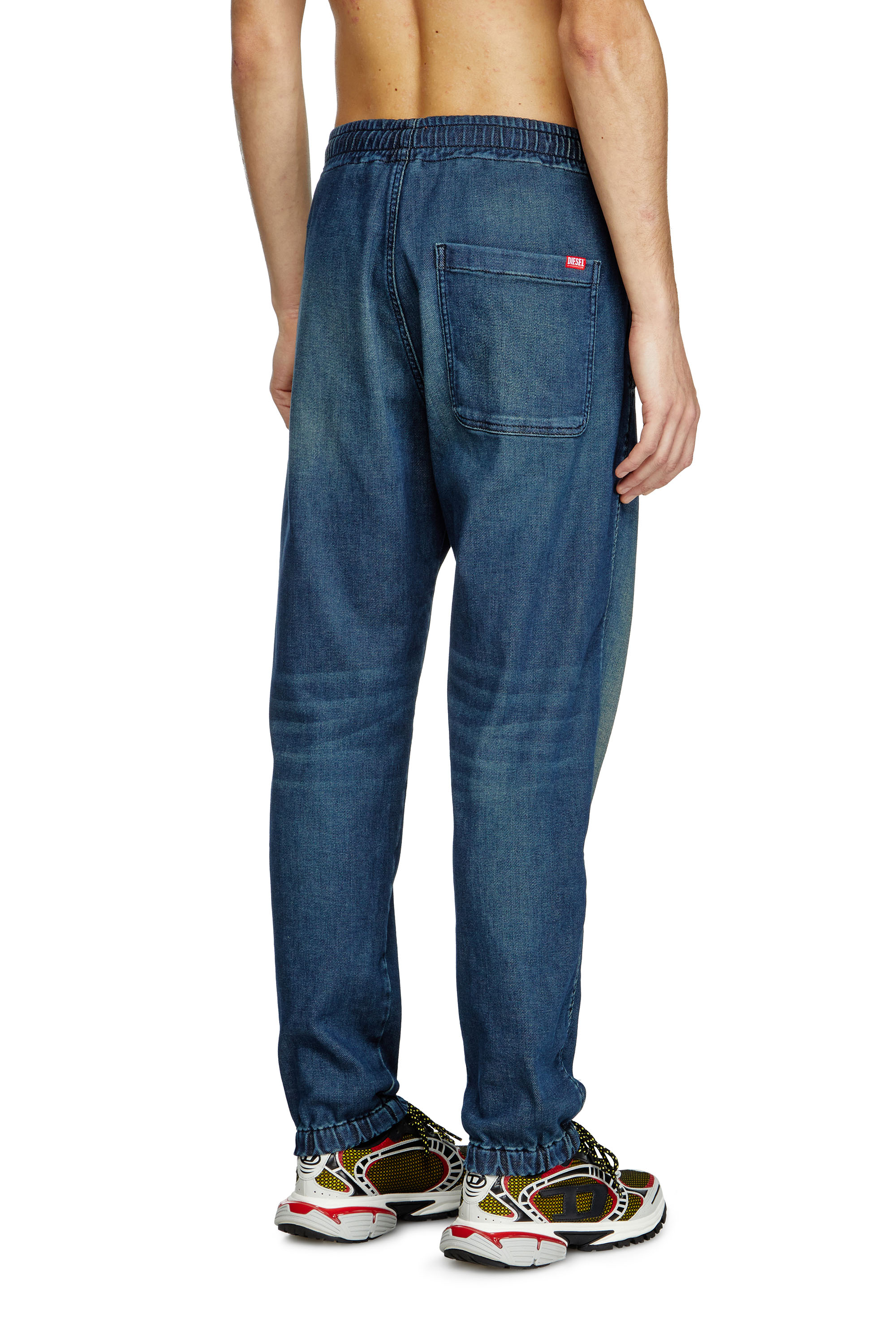 Diesel - Unisex's Slim D-Labb Track denim 09L75, ミディアムブルー - 4