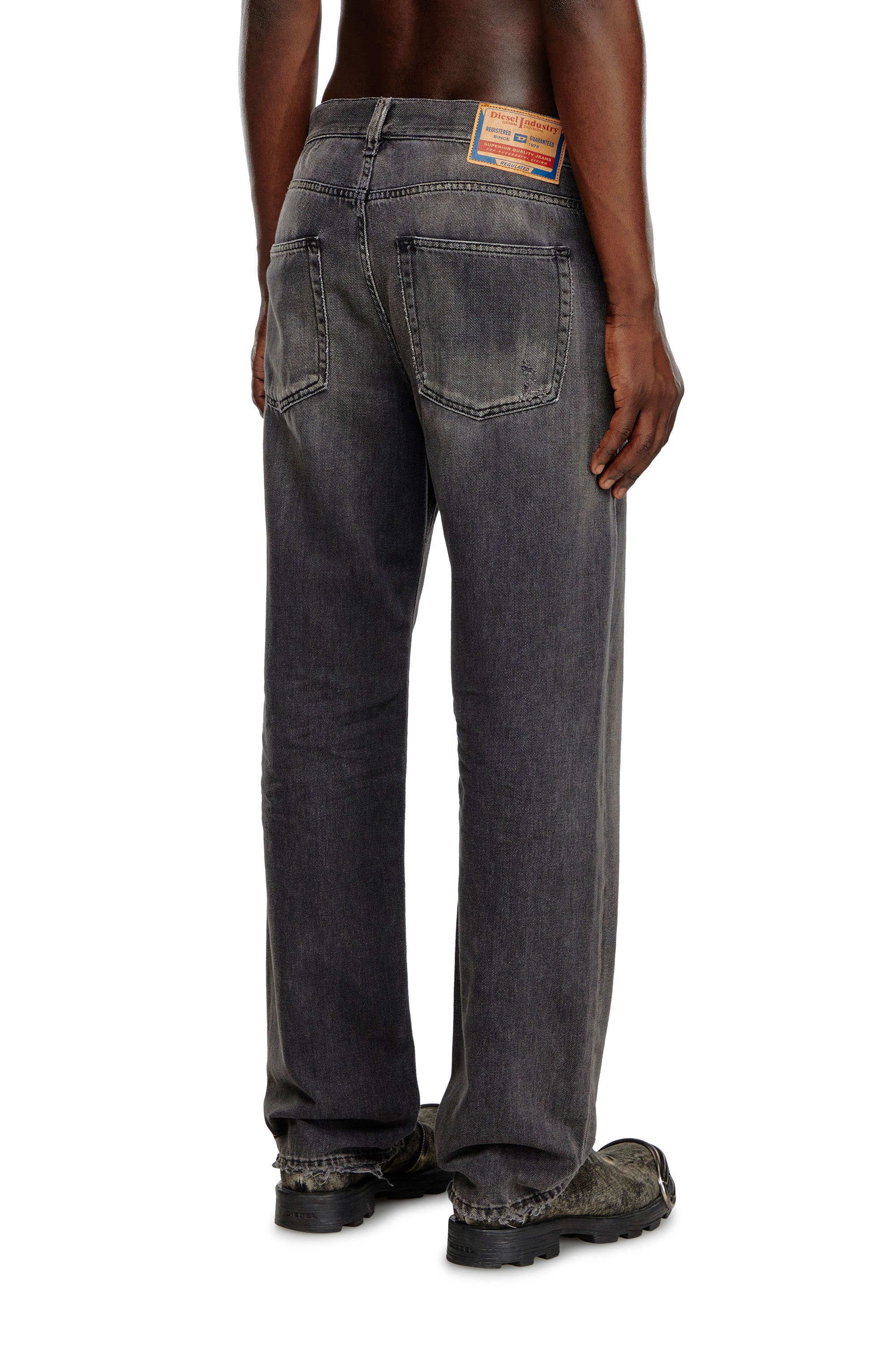 Diesel - Male Straight Jeans 2010 D-Macs 09K14, ブラック/ダークグレー - Image 4