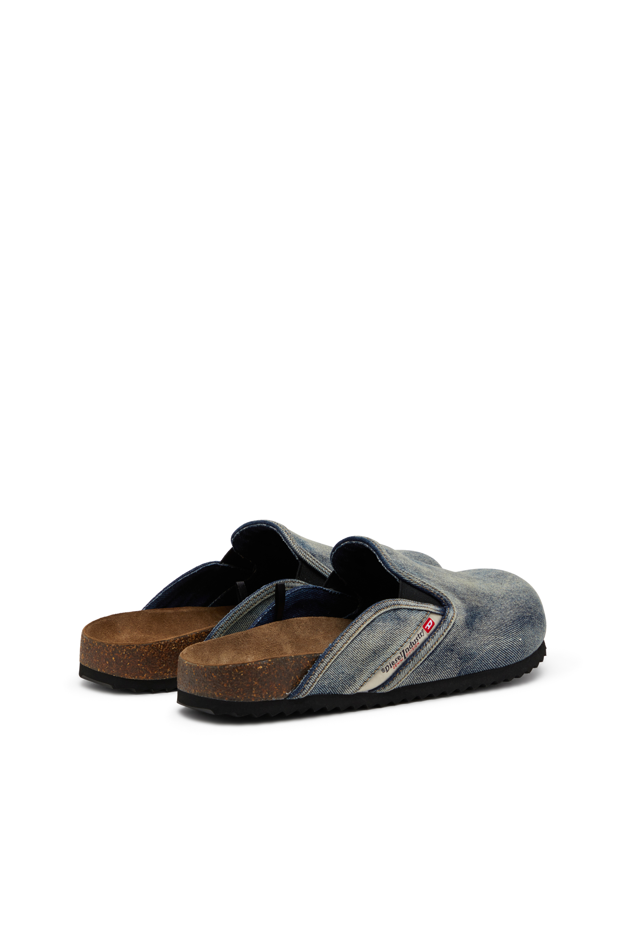 Diesel - D-WOODSTOCK SLIP-ON, Male's Denim mules in ダークブルー - 3