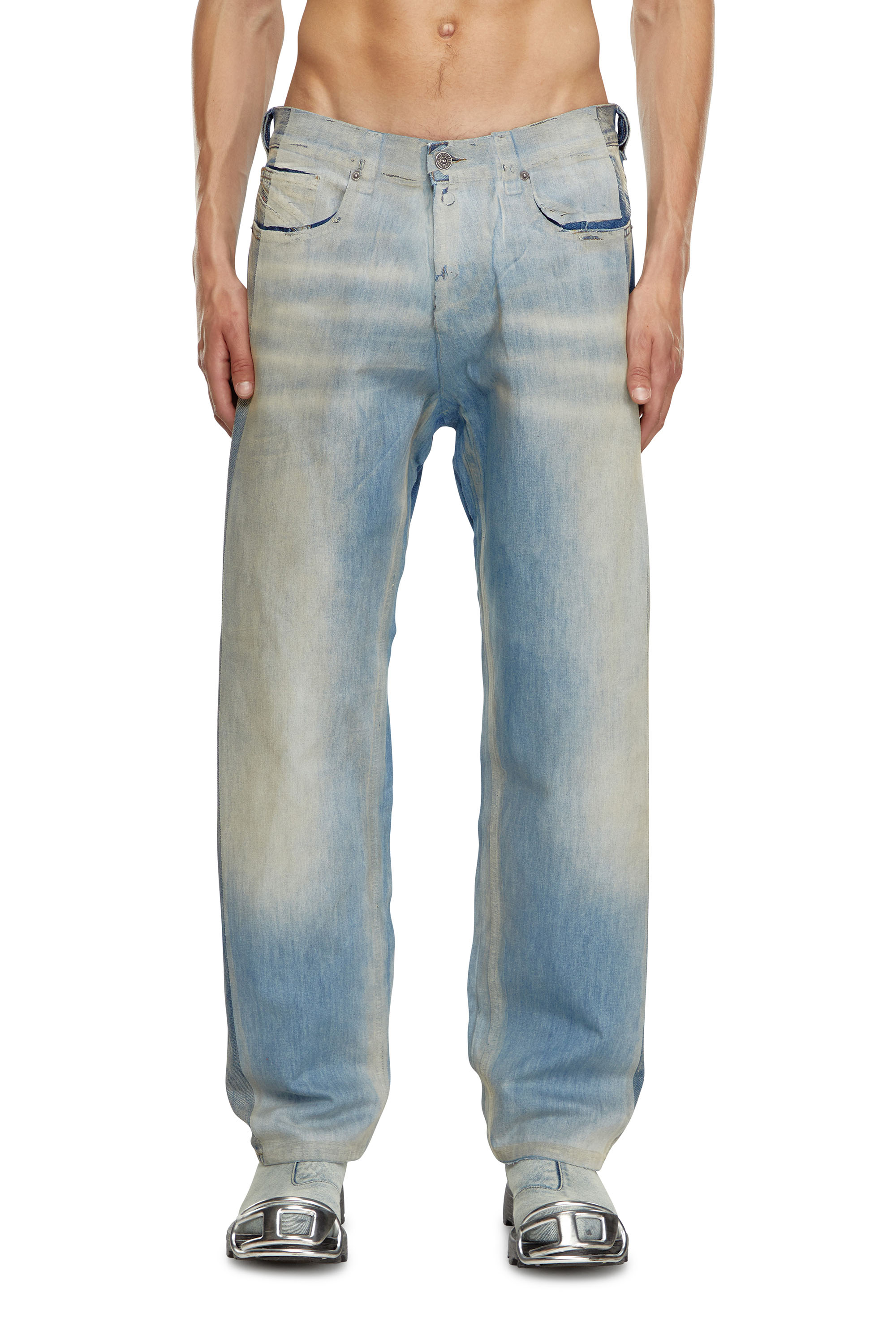 Diesel - Male Straight Jeans 2010 D-Macs 09K22, ミディアムブルー - Image 2