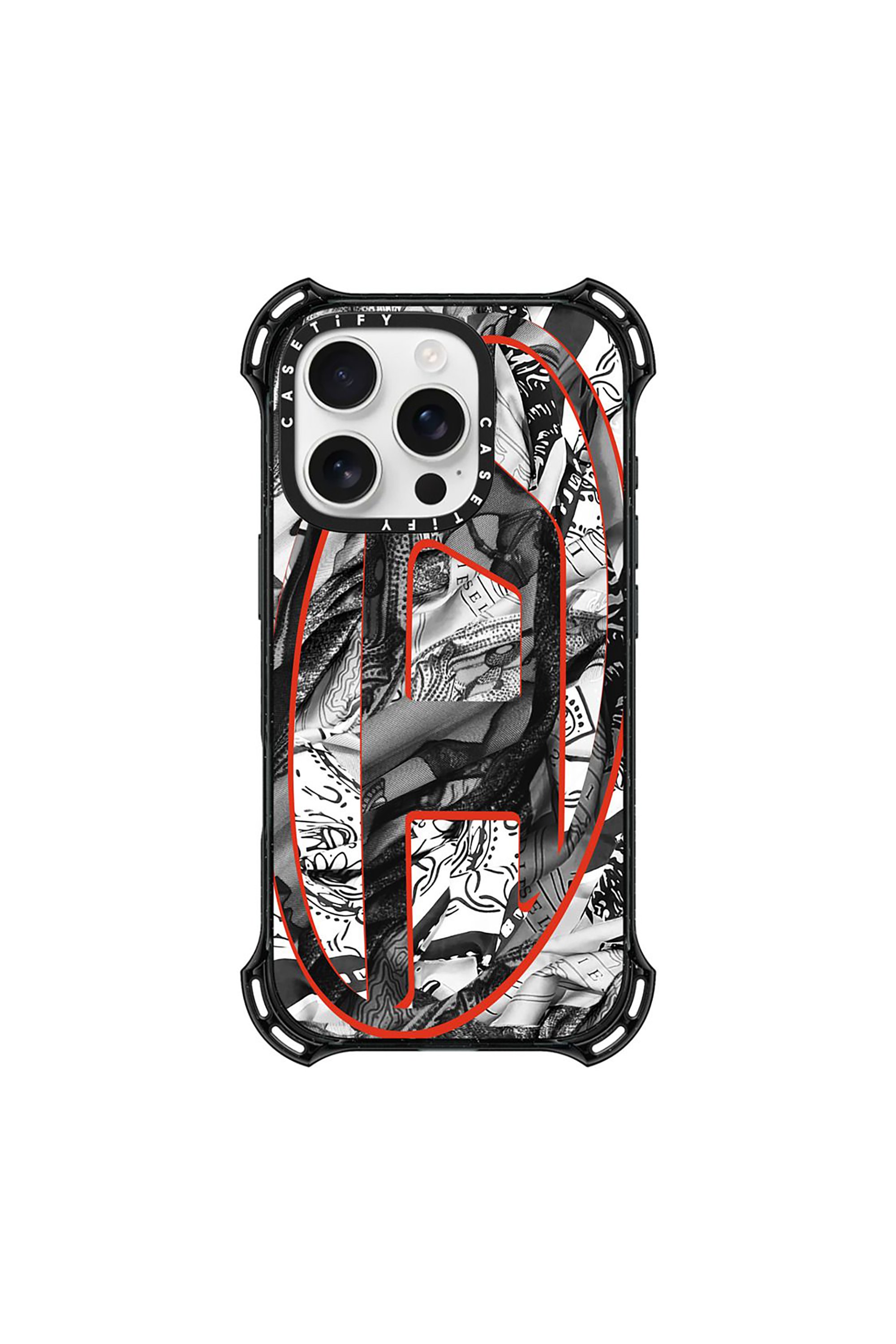 Diesel - 60318 CASETIFY MOULDED CASE, Unisex's IPHONE 16 PRO in マルチカラー/ブロック - 1