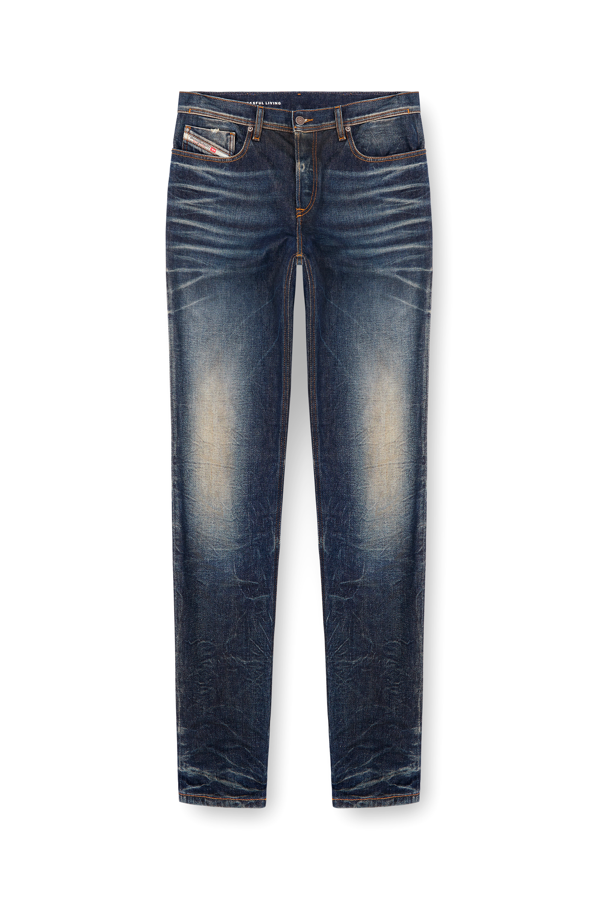 Diesel - Male's Regular Jeans 2023 D-Finitive 09L22, ダークブルー - 3