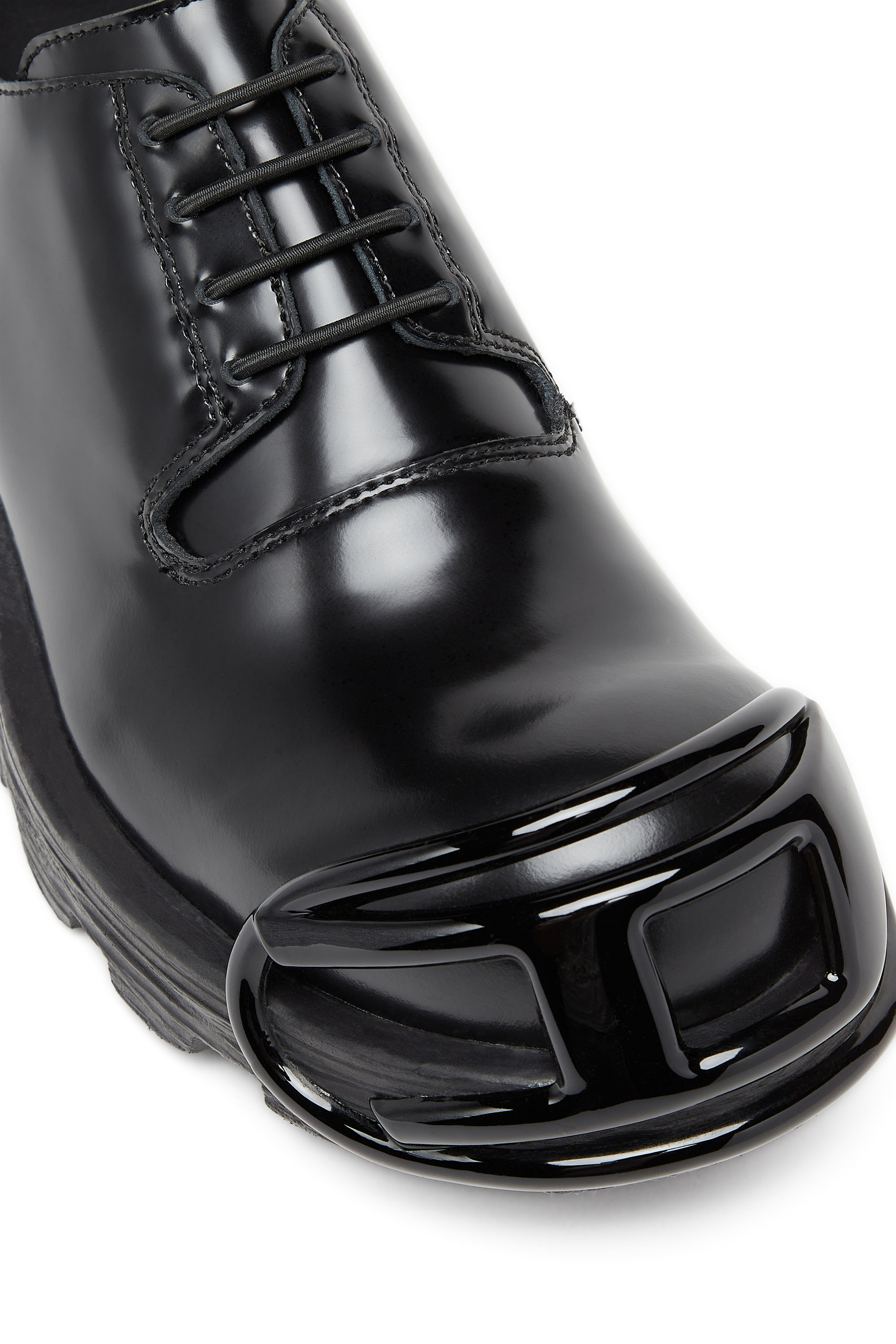 ディーゼル／DIESEL レースアップブーツ シューズ 靴 メンズ 男性 男性用レザー 革 本革 ブラック 黒  COLONEL-LA ストレートチップ サイドジップ靴/シューズ