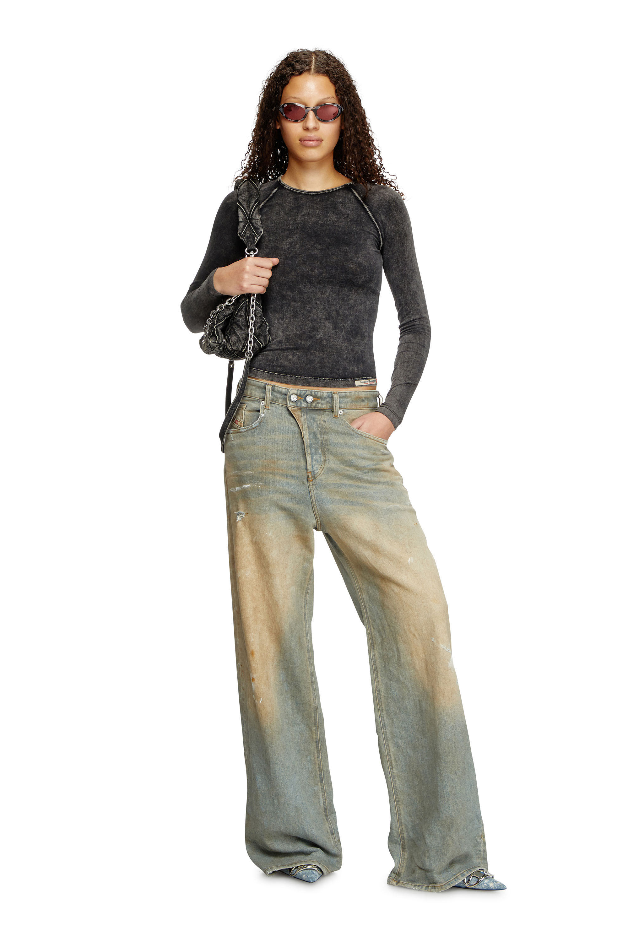 Diesel - Female's Relaxed Jeans 1996 D-Sire 007Z4, ライトブルー - 2