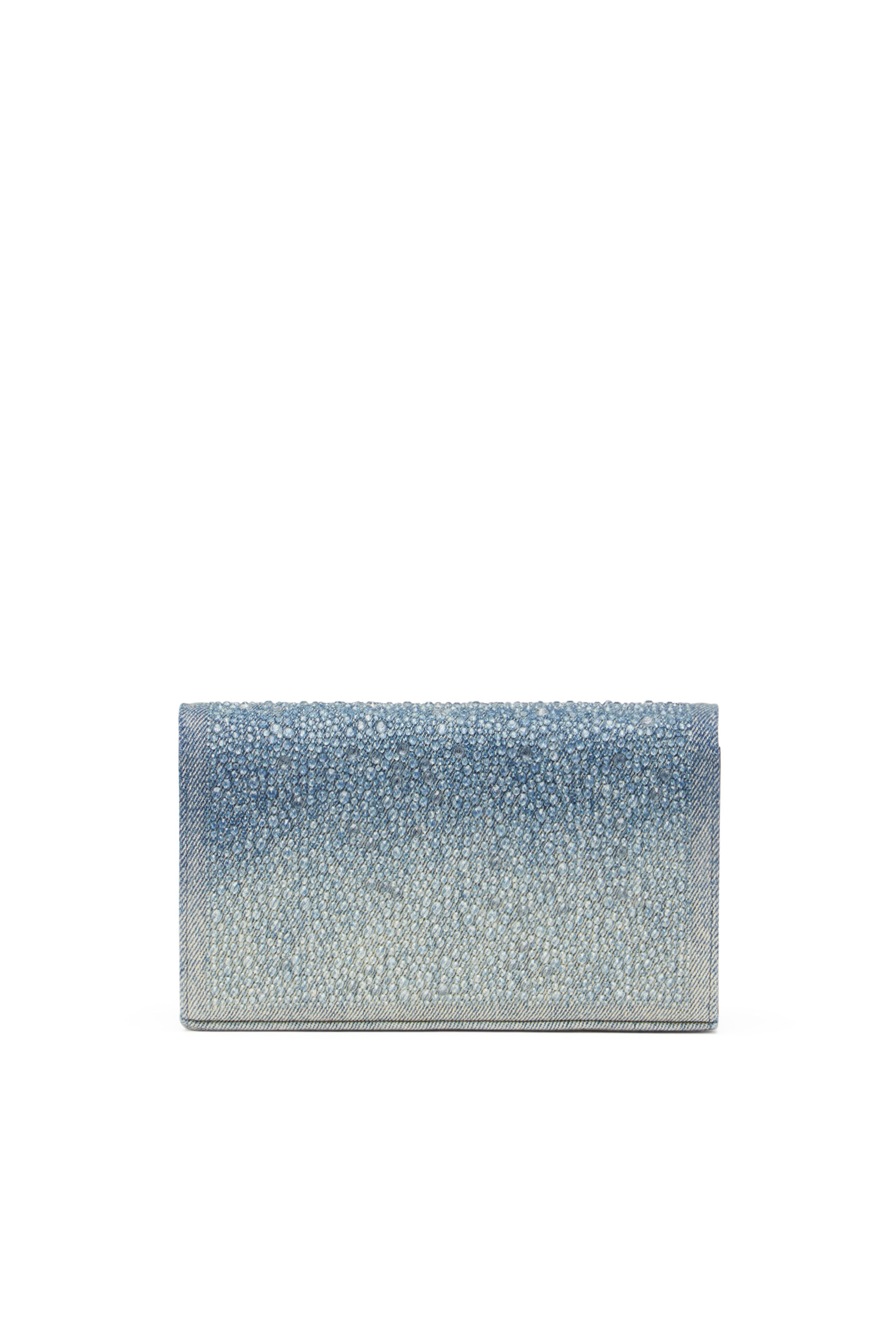 Diesel - 1DR WALLET STRAP, Female's Wallet purse in crystal denim in ブルー - 2