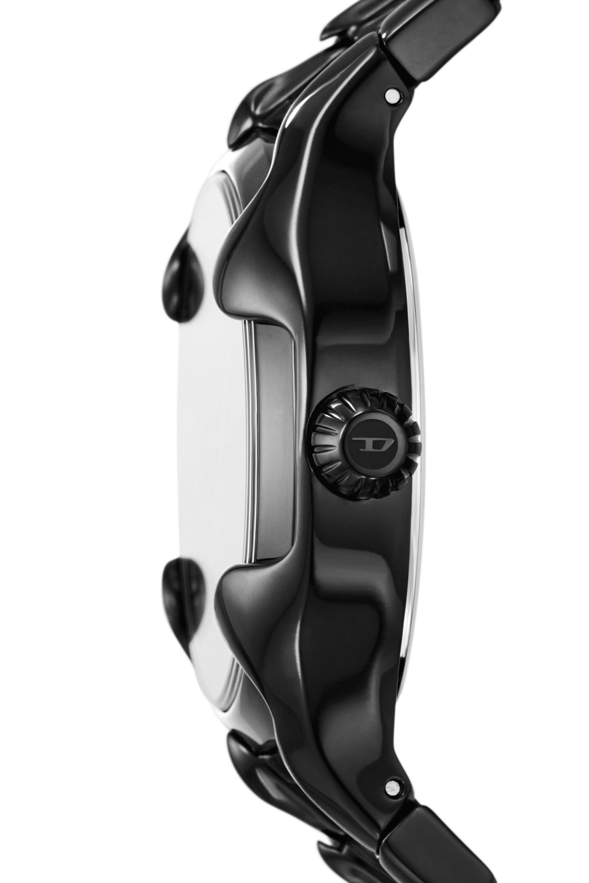 Diesel - DZ2198, Male Vert three-hand date black stainless steel watch in ブラック - Image 3