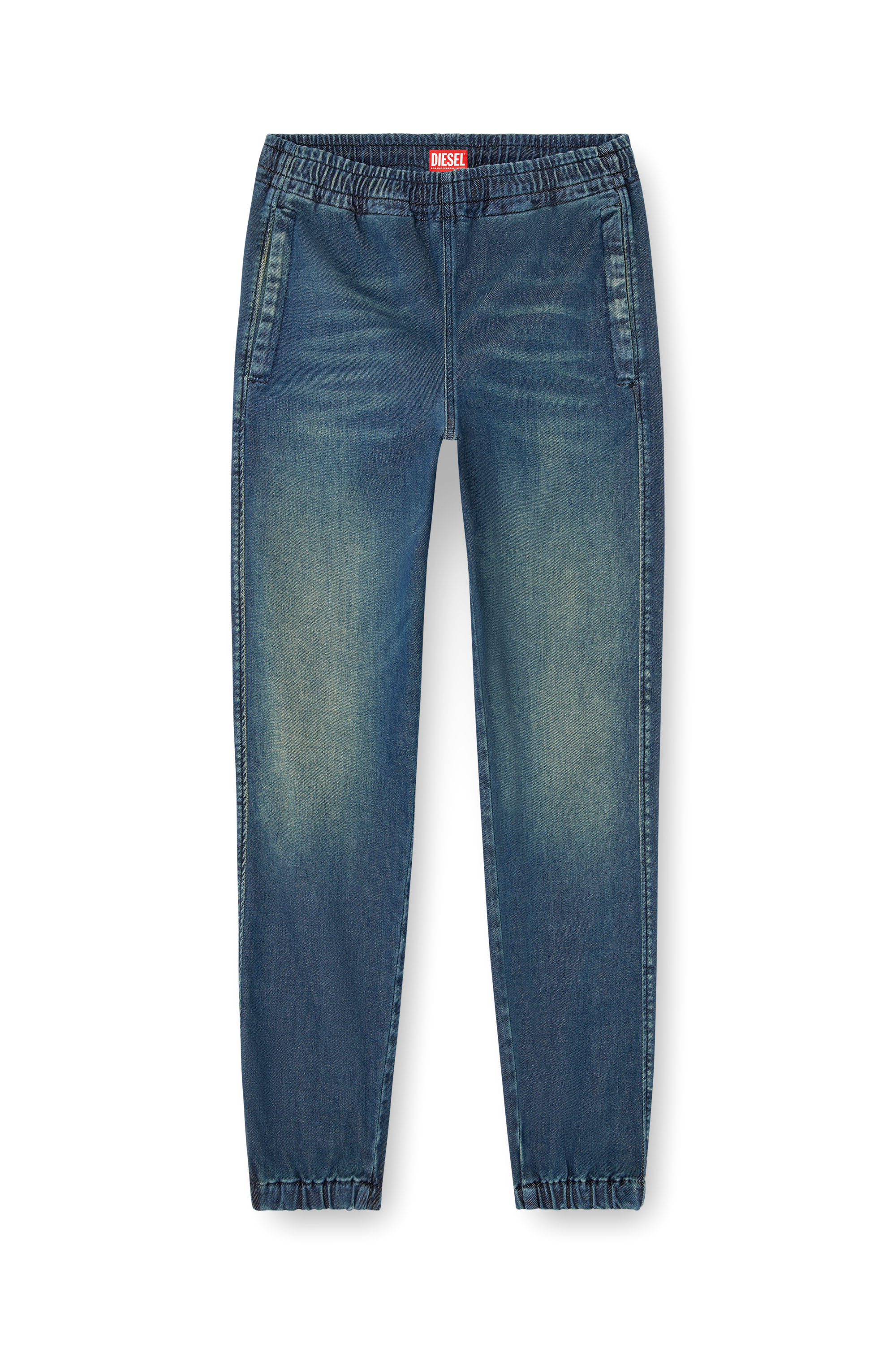 Diesel - Unisex's Slim D-Labb Track denim 09L75, ミディアムブルー - 3