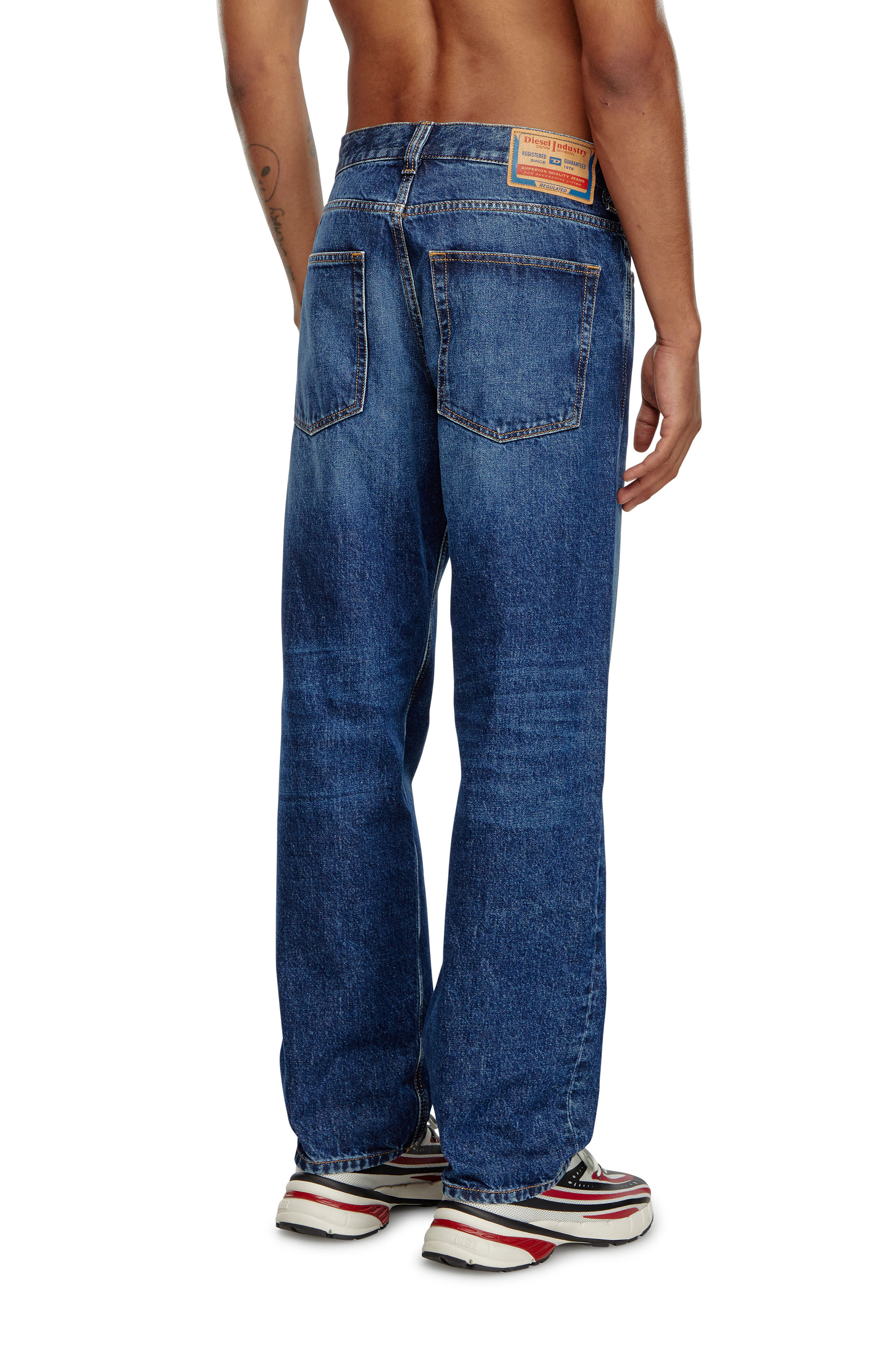 Diesel - Male's Straight Jeans 2010 D-Macs 09I27, ダークブルー - 4