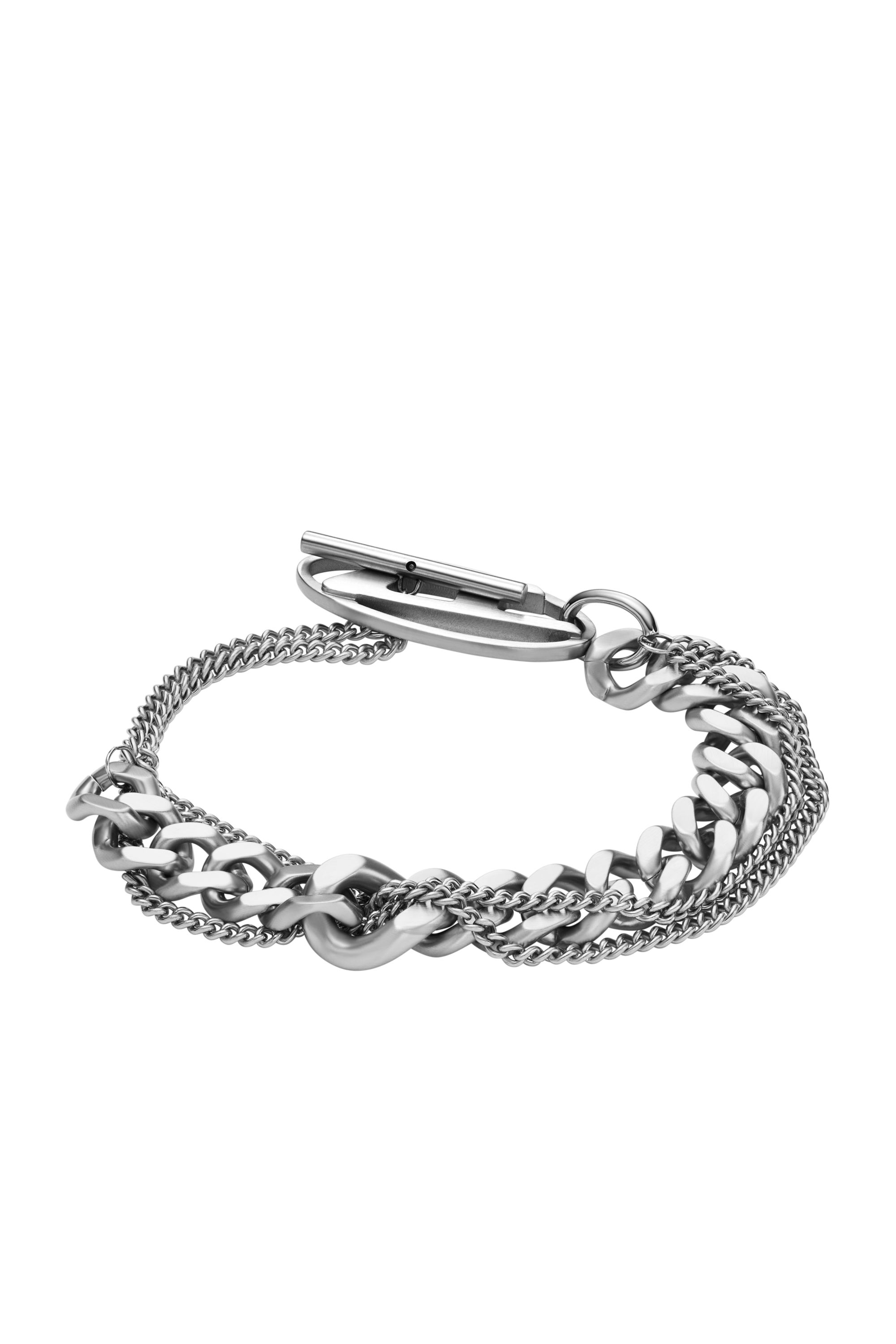 Diesel - DX1550040 JEWEL, Unisex's Stainless Steel Chain Bracelet in シルバー - 2