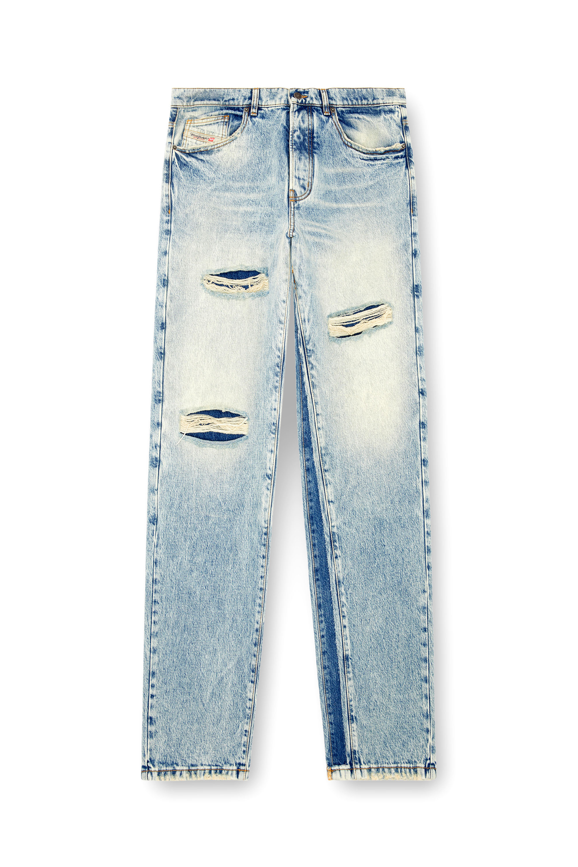 Diesel - Male Straight Jeans D-Fire 0AJEN, ライトブルー - Image 5