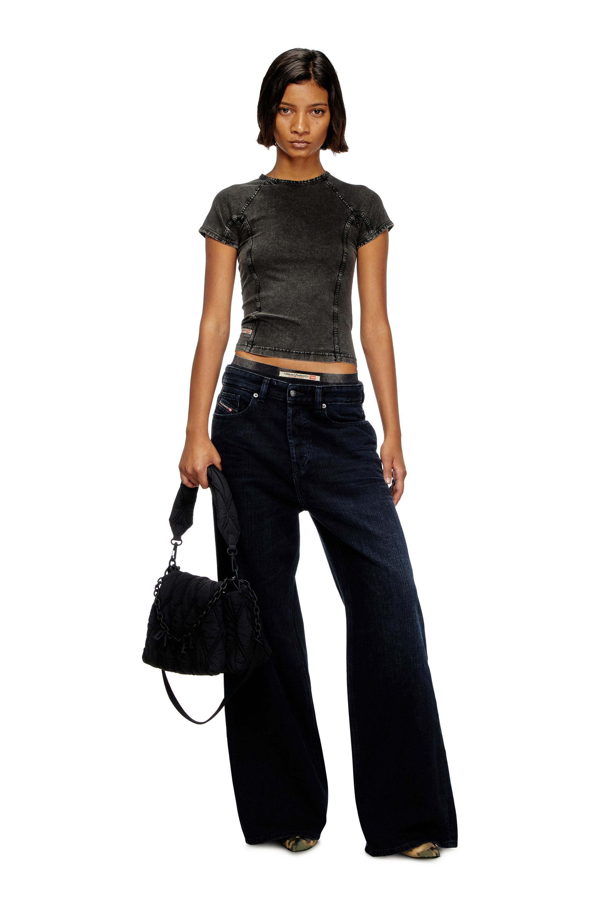 Diesel - Female's Relaxed Jeans 1996 D-Sire 09L54, ダークブルー - 2