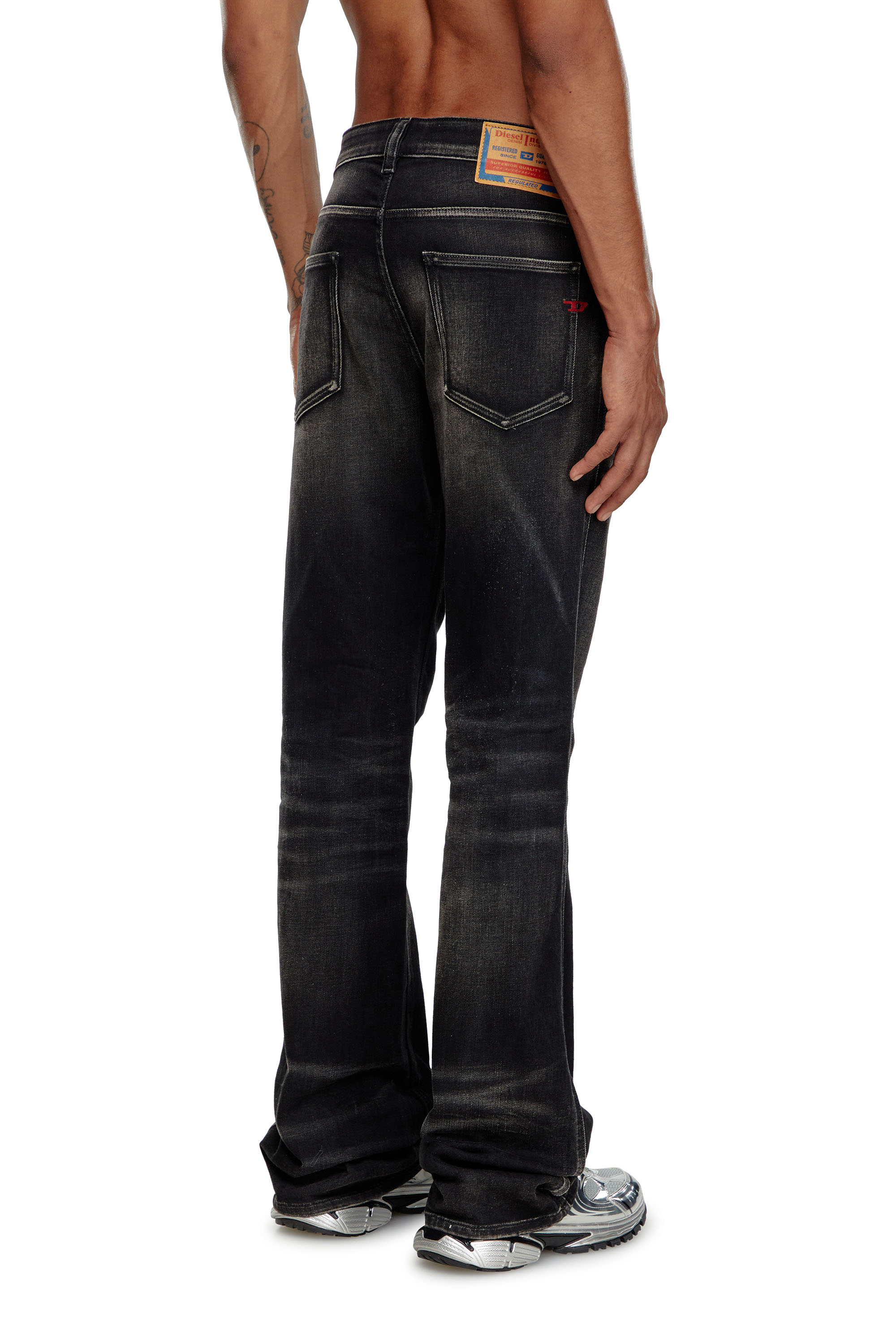 Diesel - Male's Bootcut Jeans 1998 D-Buck 09J53, ブラック/ダークグレー - 4