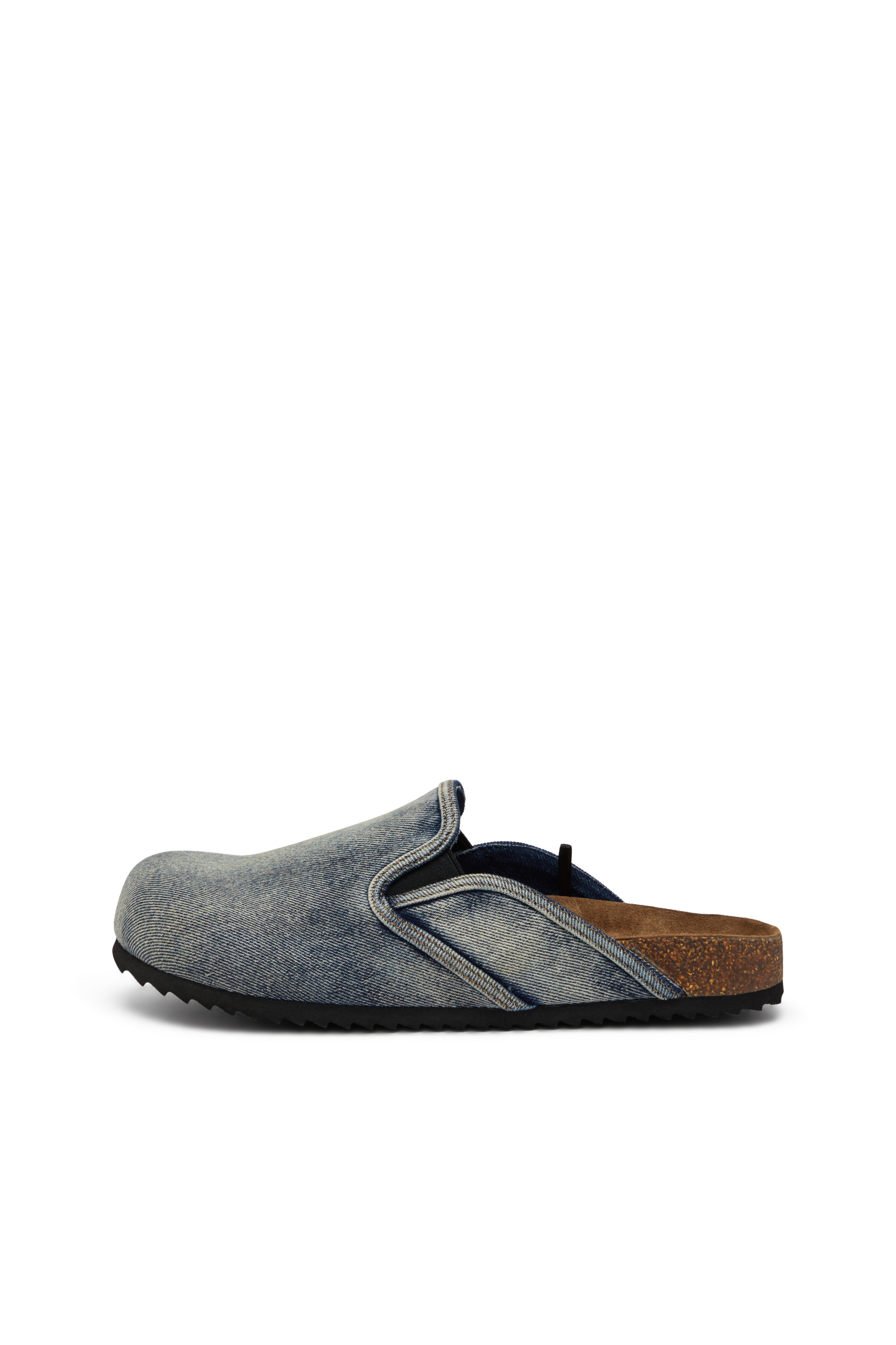 Diesel - D-WOODSTOCK SLIP-ON, Male's Denim mules in ダークブルー - 7