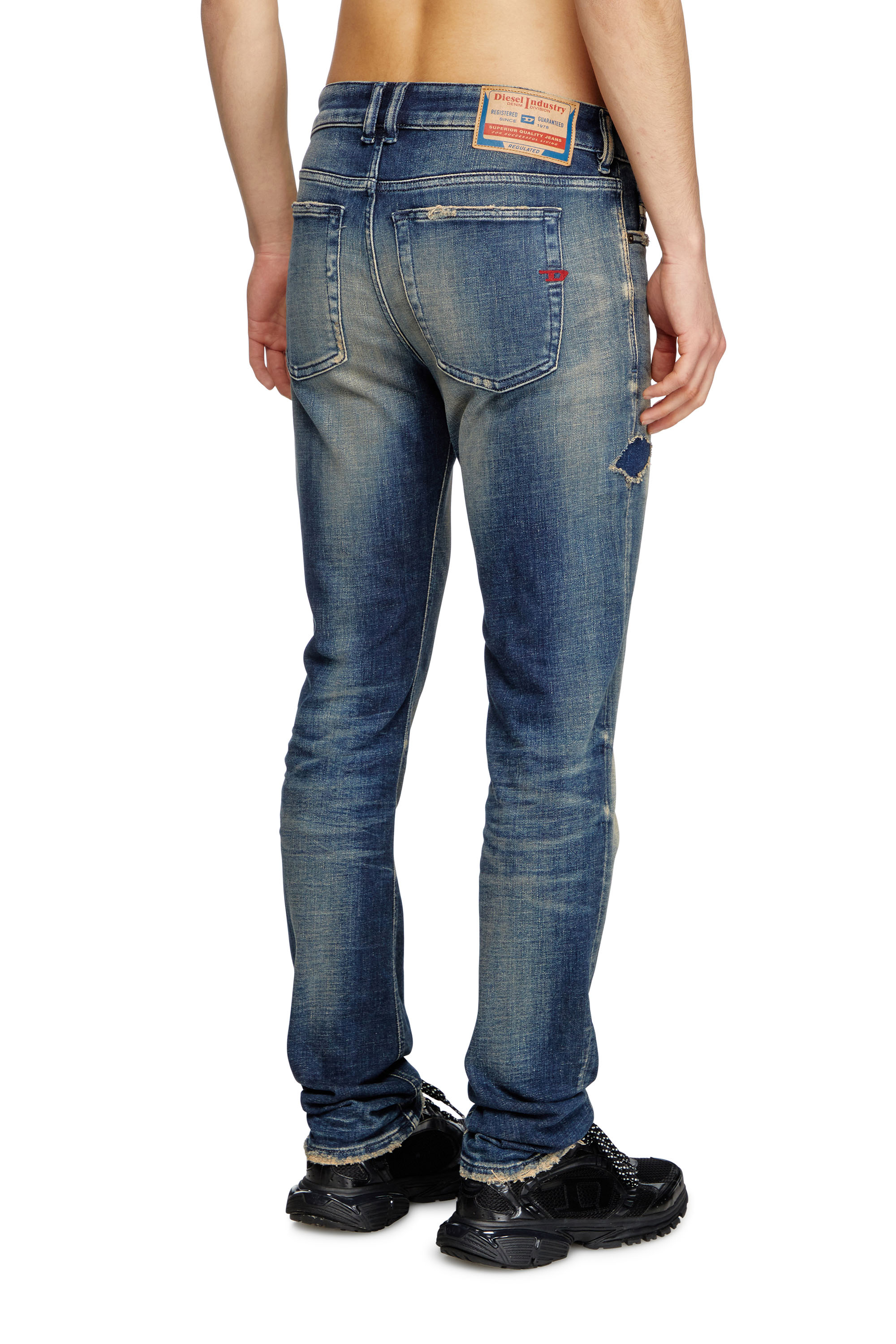 Diesel - Male's Skinny Jeans 1979 Sleenker 09K74, ダークブルー - 4