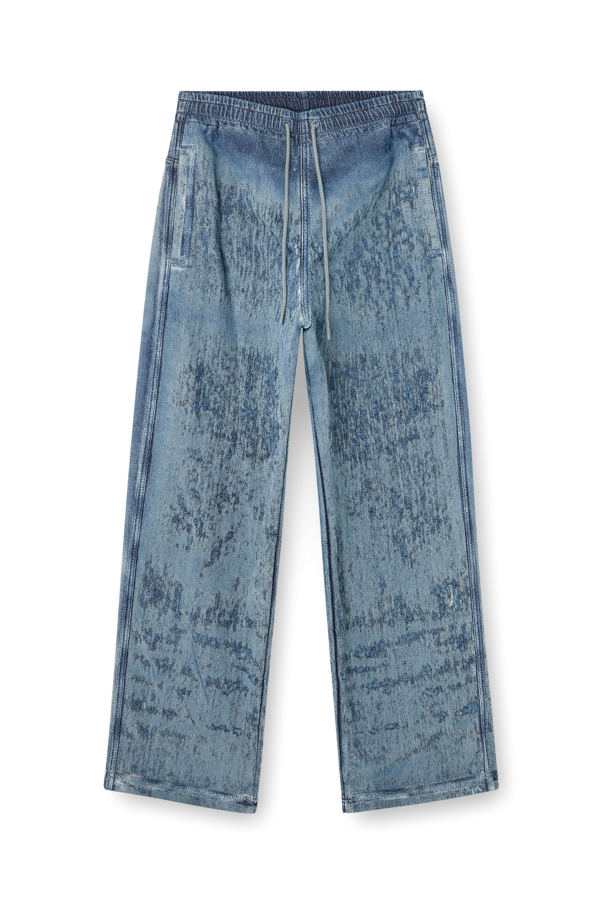 Diesel - Male's Relaxed Jeans D-Enimos 068RQ, ミディアムブルー - 3