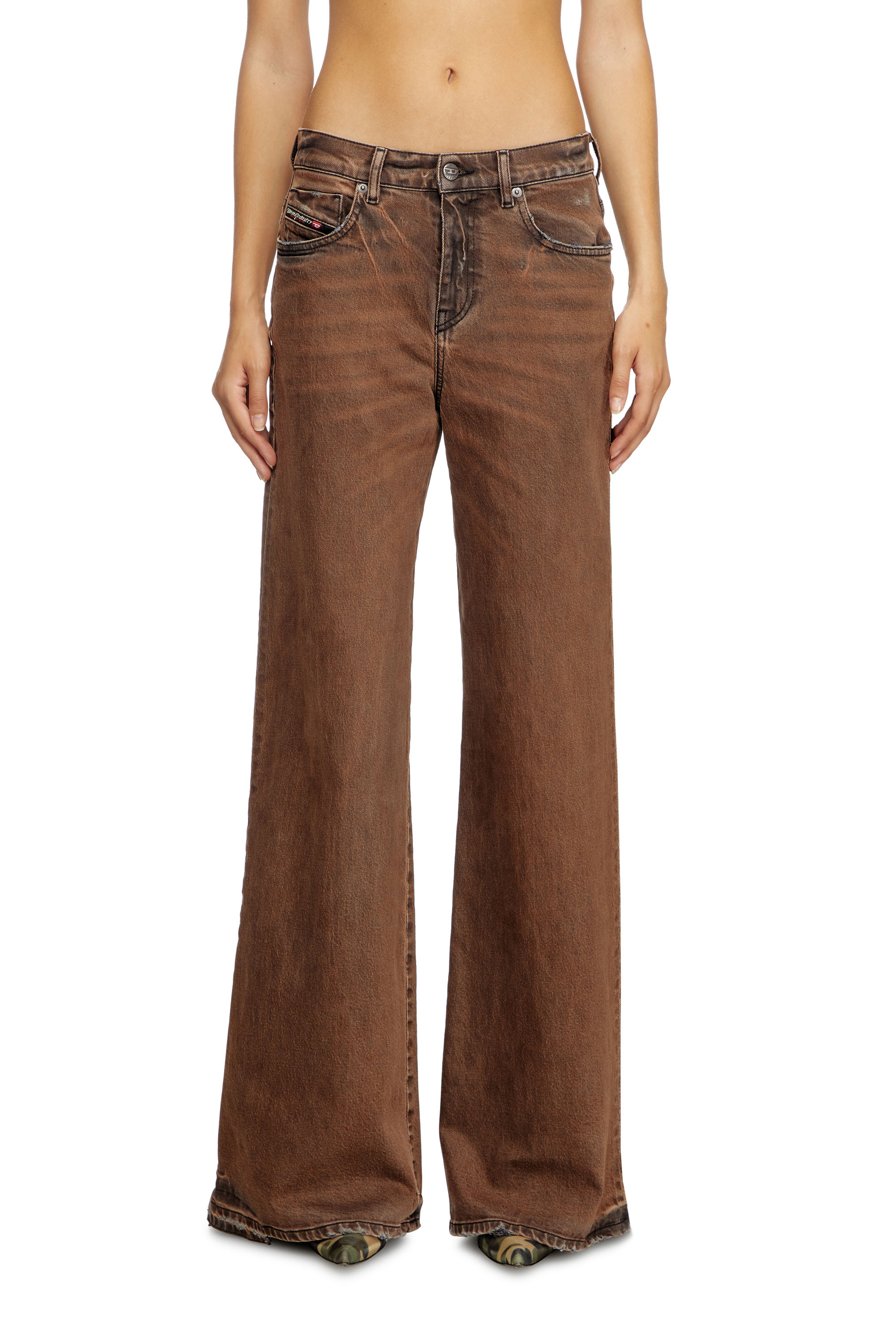 Diesel - Female's Flare Jeans 1978 D-Akemi 09L24, ブラウン - 1