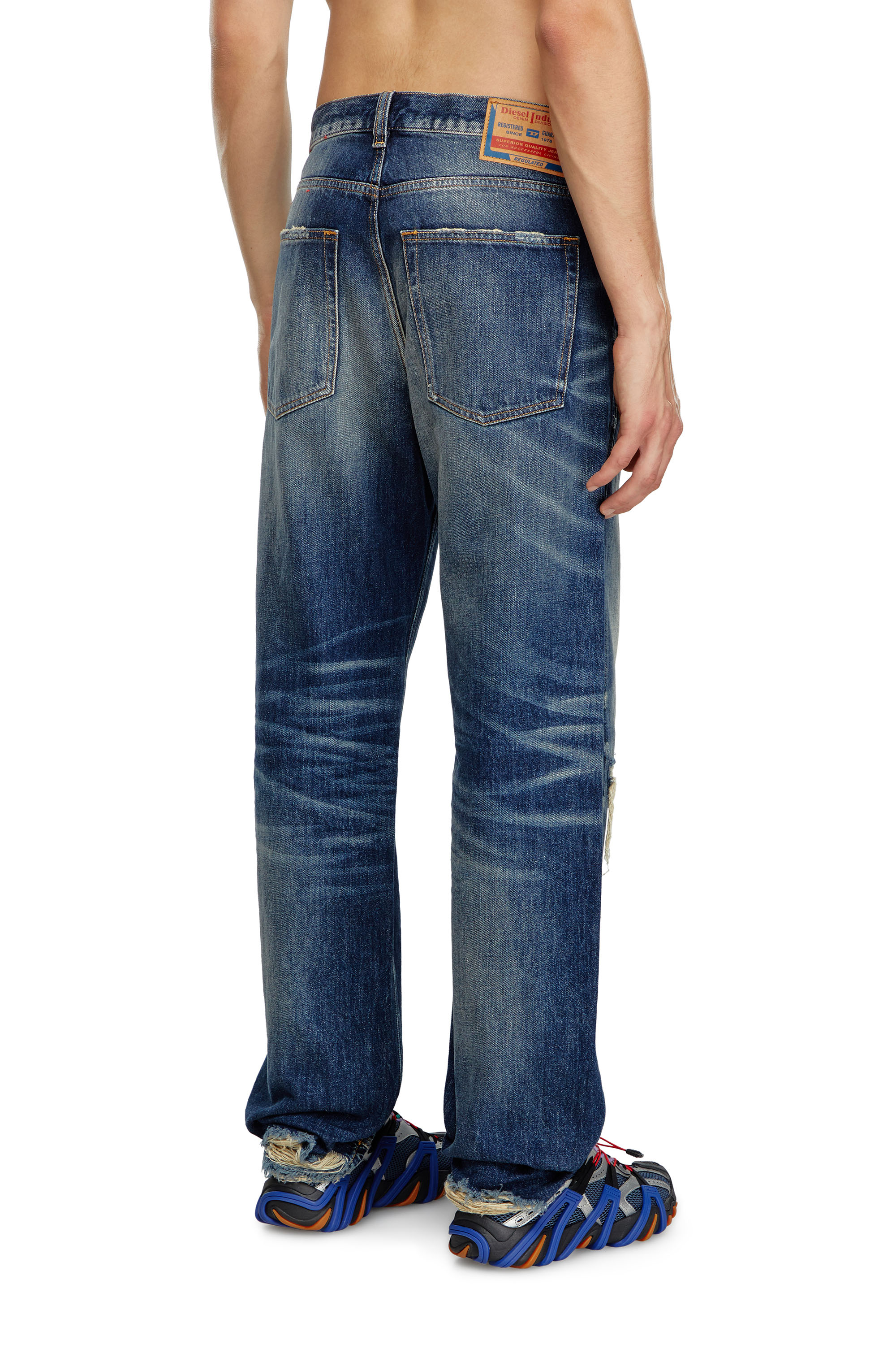 Diesel - Male Straight Jeans 2010 D-Macs 09J95, ダークブルー - Image 4