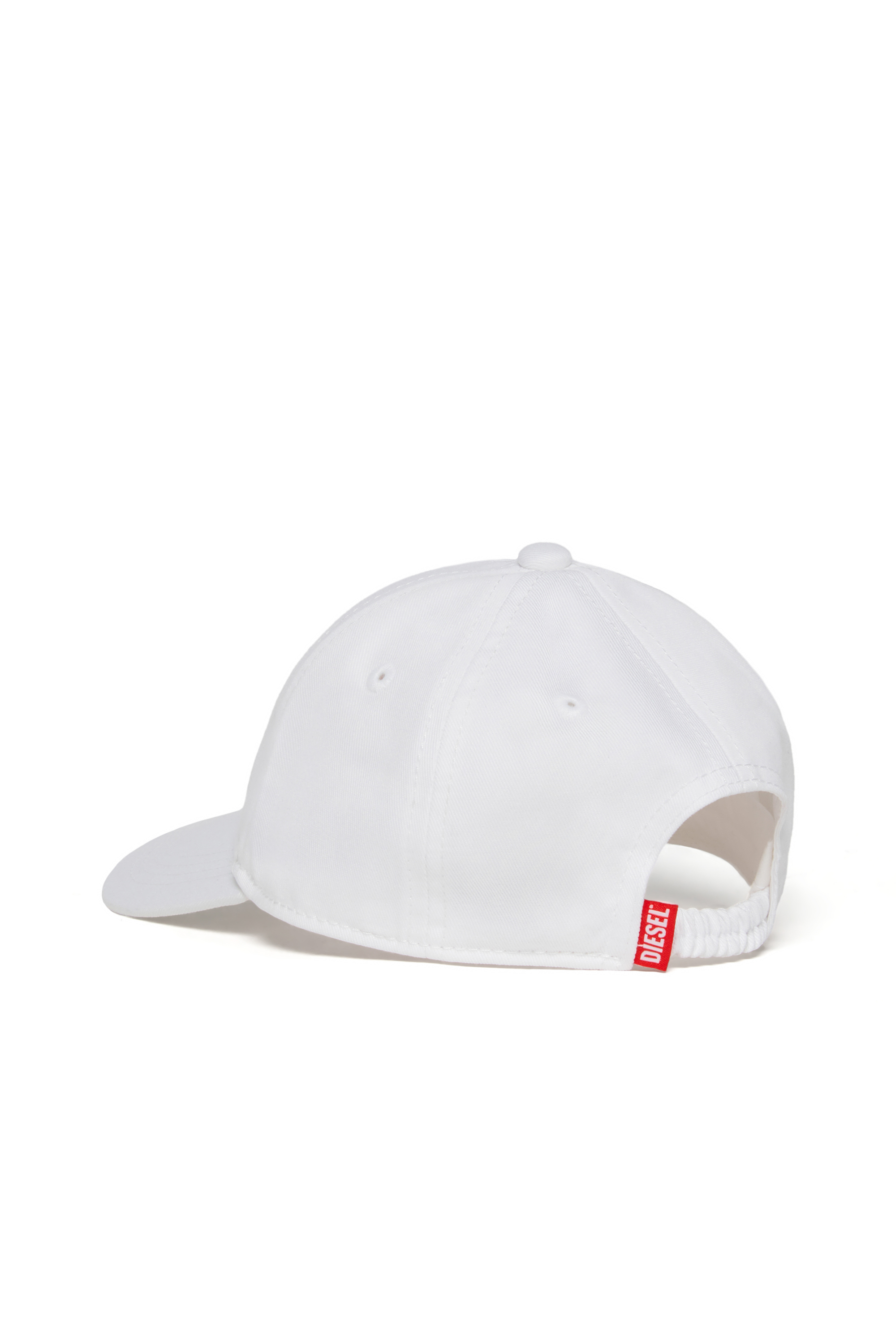 Diesel - FIMBOB, Unisex's Baseball cap with Oval D print in ホワイト - 2