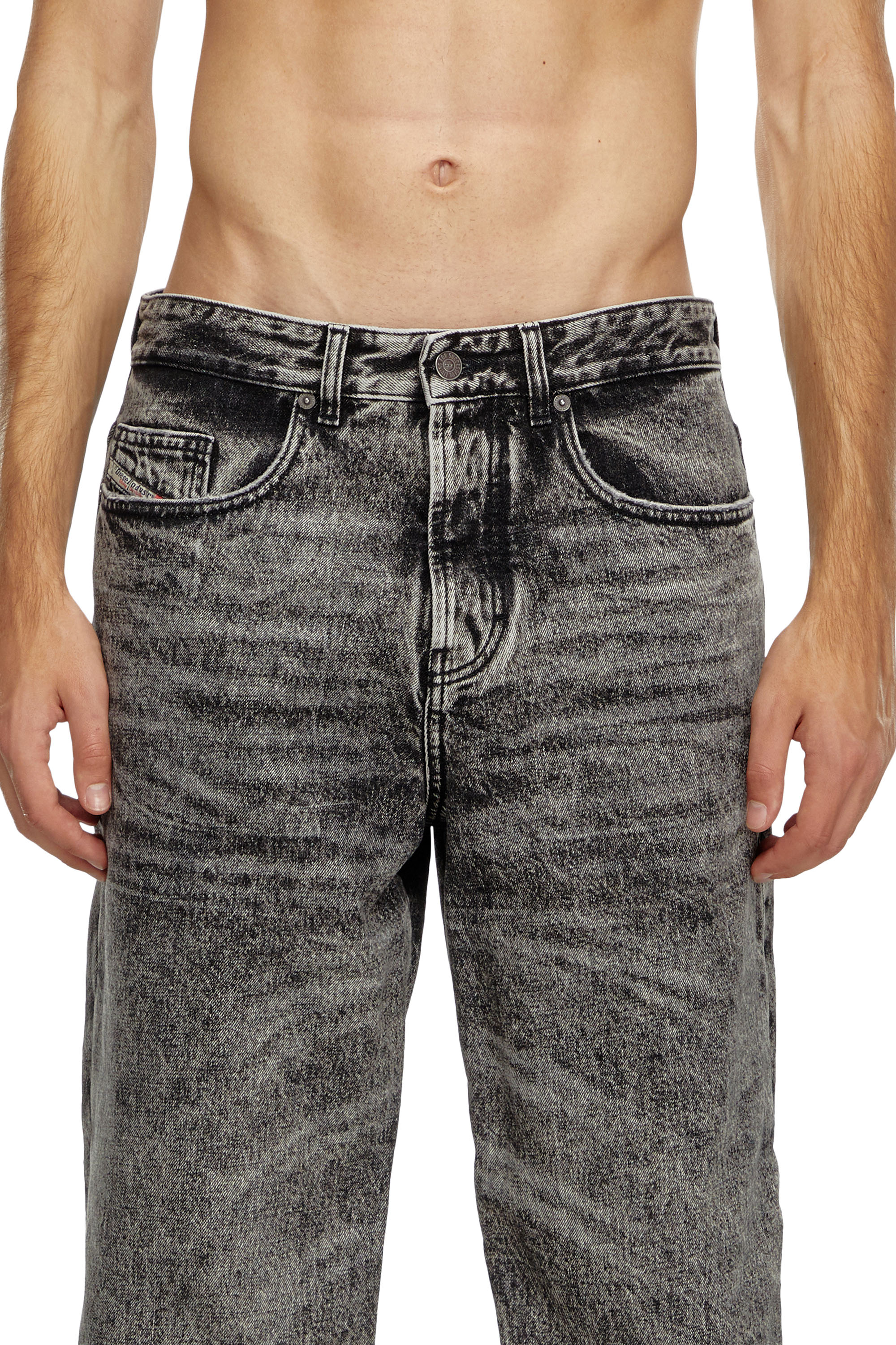 Diesel - Male's Straight Jeans D-Malon 0CBDE, ブラック/ダークグレー - 5