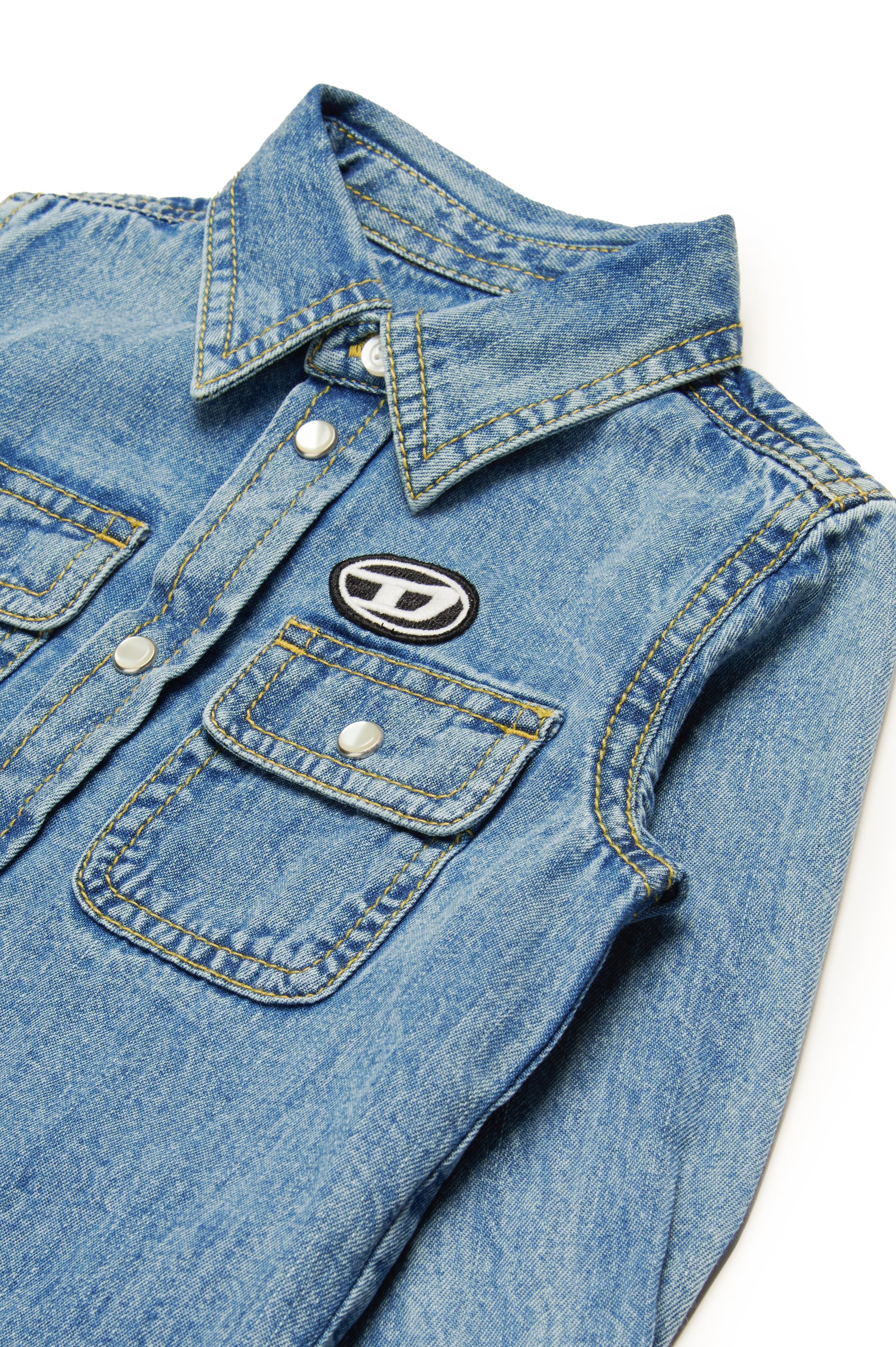 Diesel - CARTOB, Male's Denim shirt in ライトブルー - 3