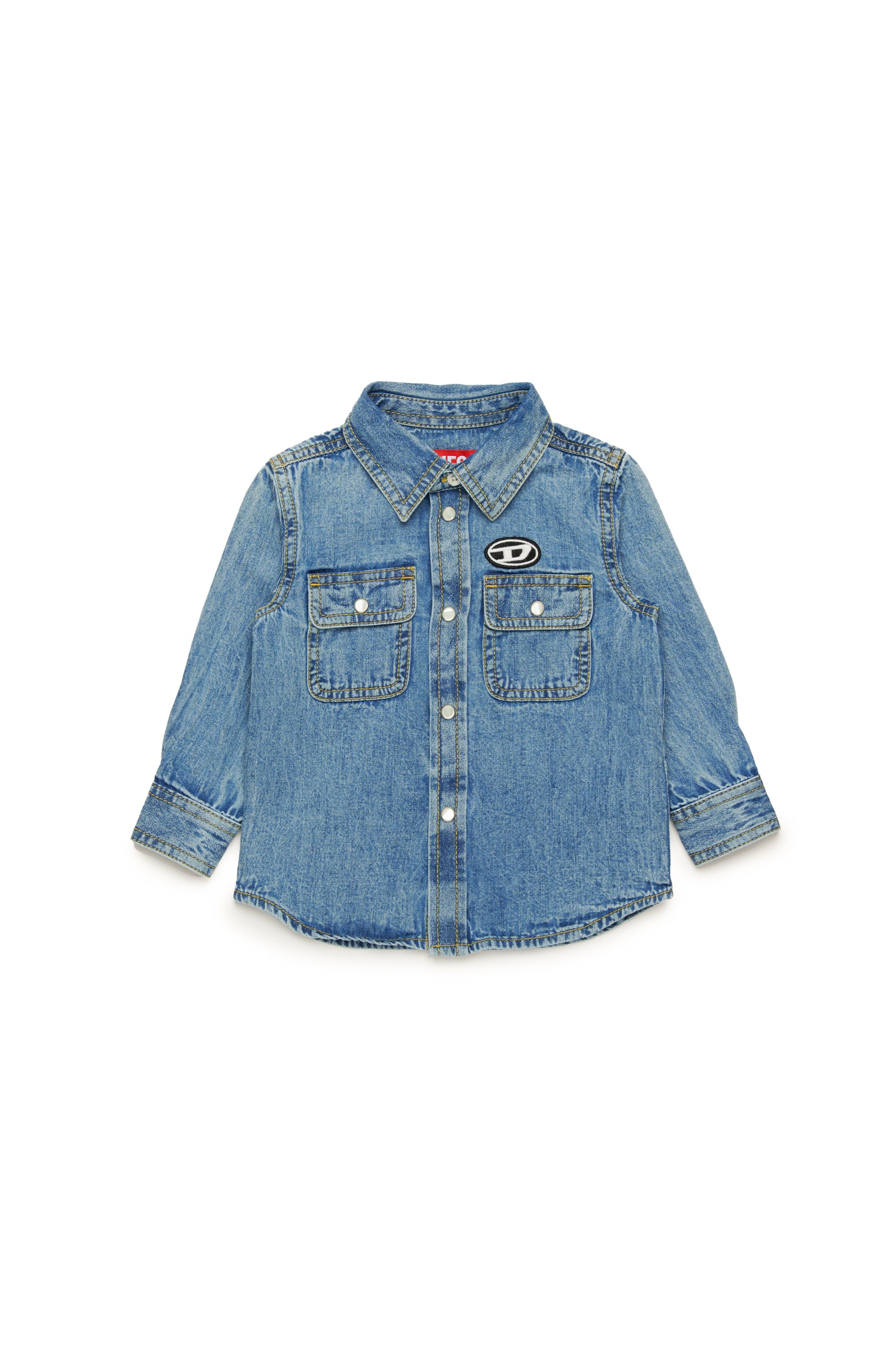 Diesel - CARTOB, Male's Denim shirt in ライトブルー - 1