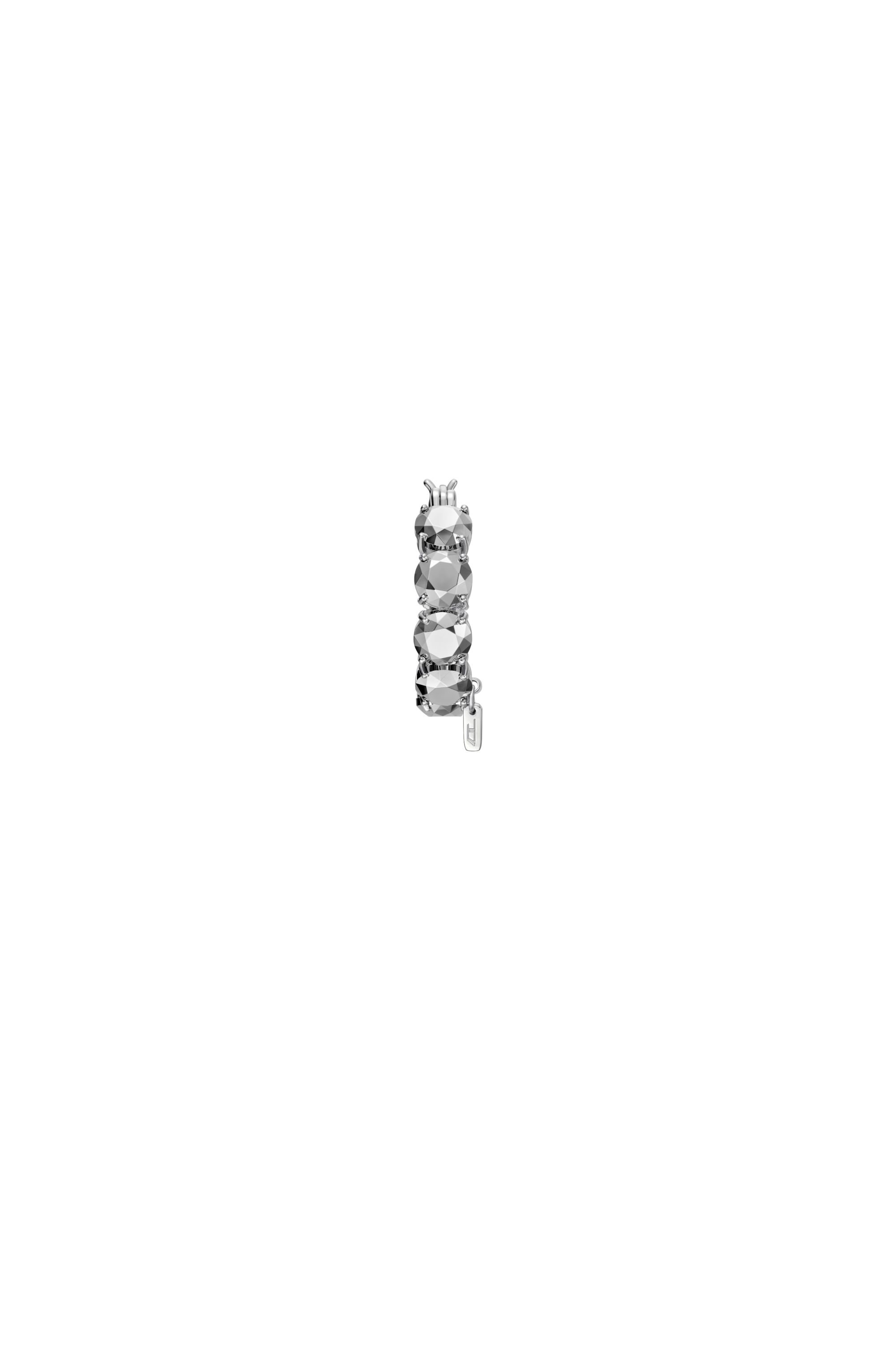 Diesel - DL1357040 STERLING SILVER JEWEL, Unisex's Sterling Silver Hoop Earring in シルバー - 2