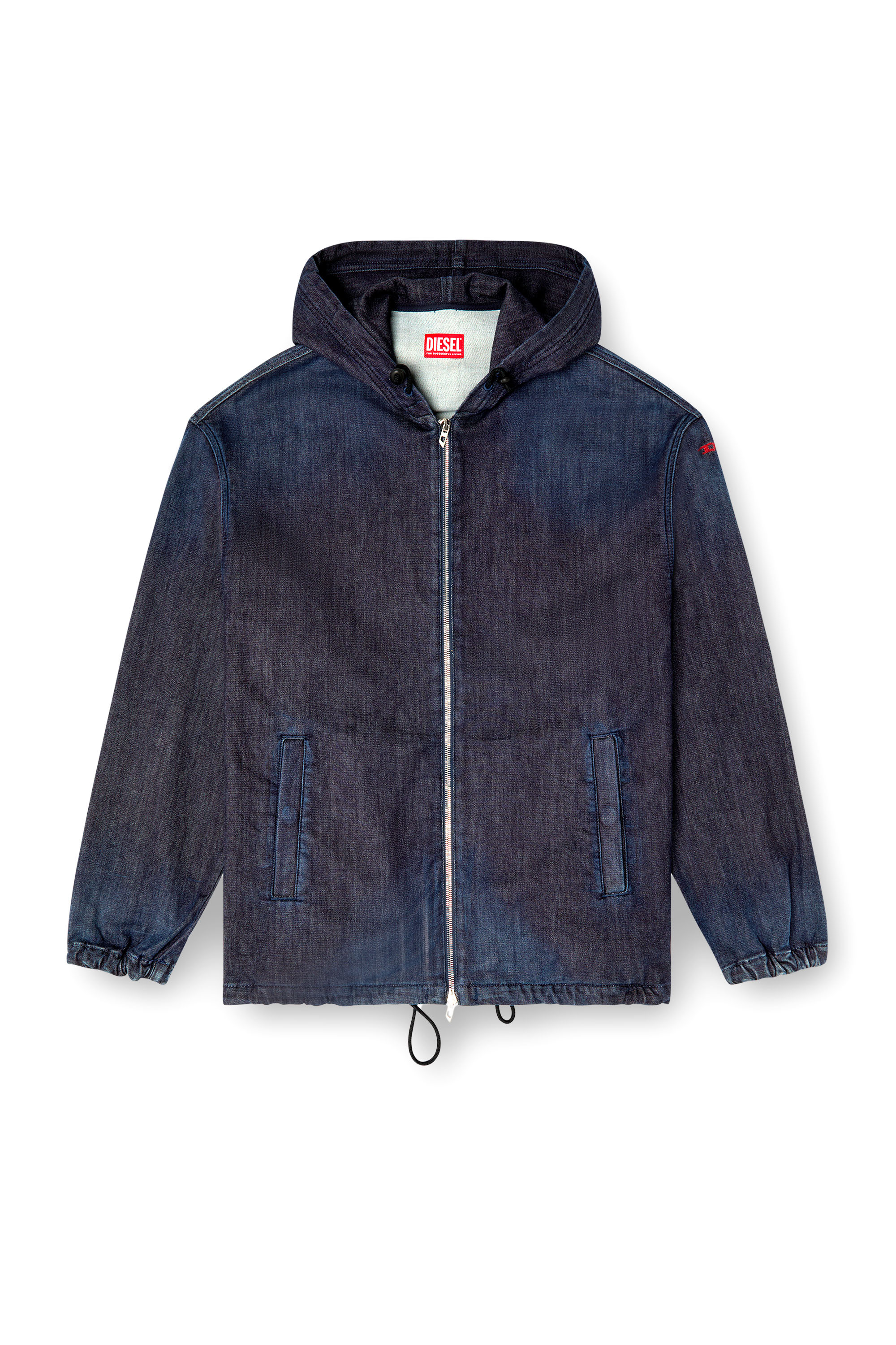 Diesel - D-WYNNY JOGG, Male's Hooded JoggJeans jacket in ダークブルー - 3