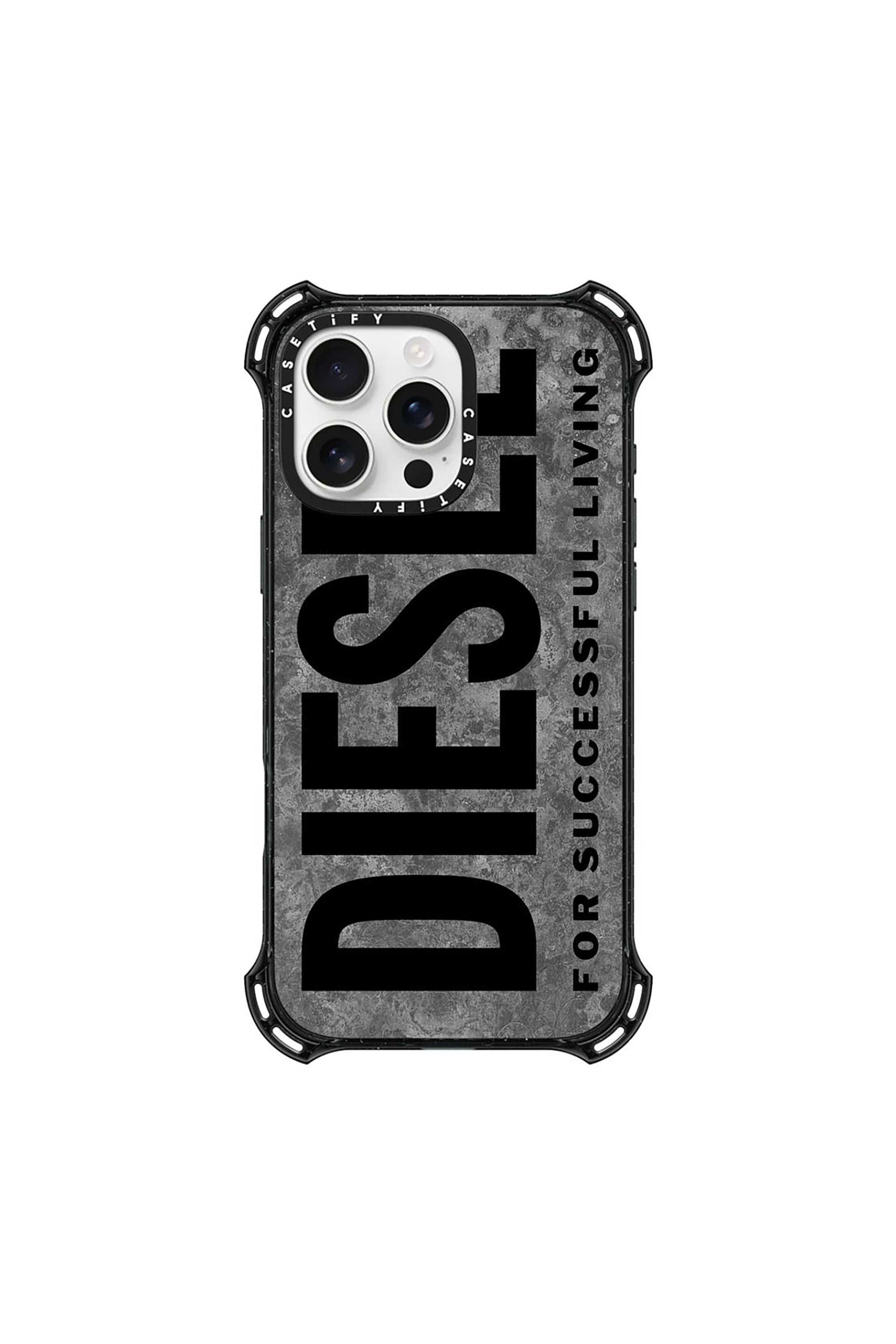 Diesel - 60303 CASETIFY MOULDED CASE, Unisex's IPHONE 16 PRO MAX in グレー/ブラック - 1