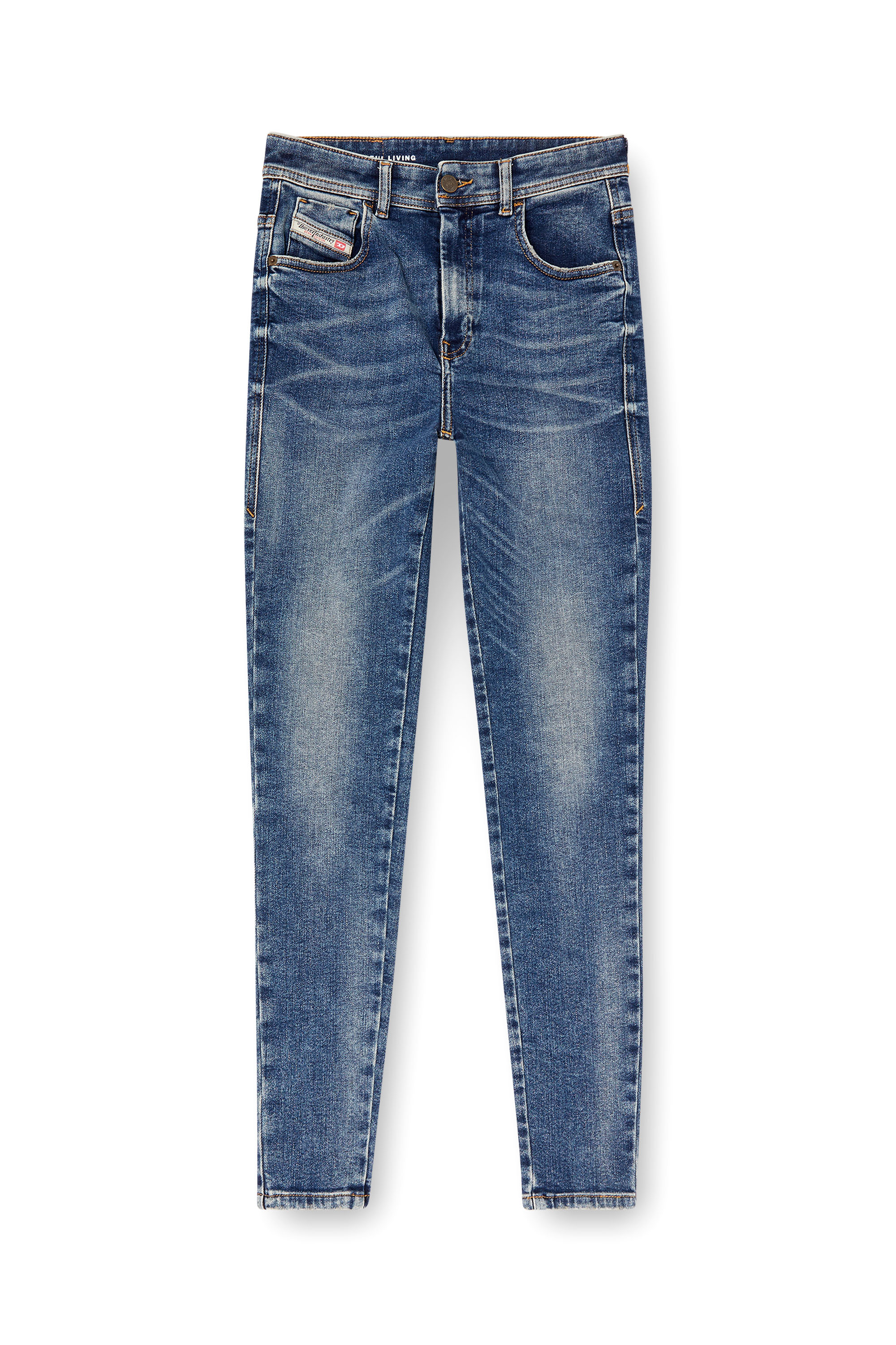 Diesel - Female's Skinny Jeans 1984 Slandy-High 007Y9, ミディアムブルー - 3