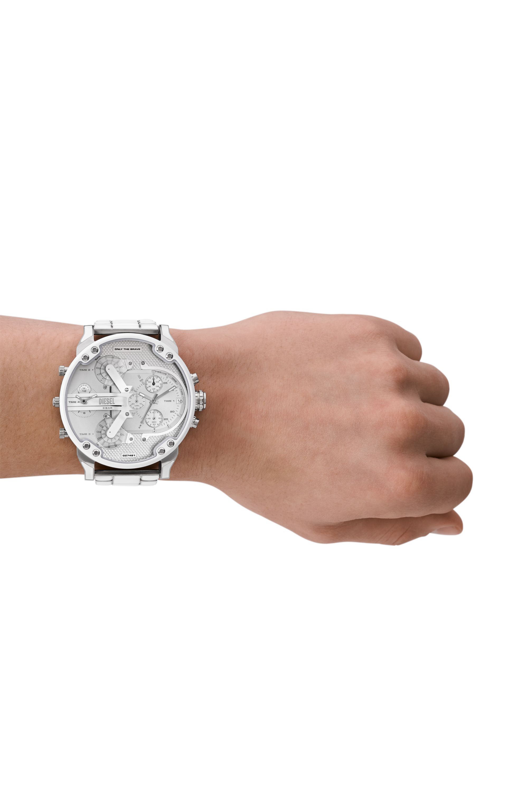 DZ7481 Mr. Daddy 2.0 white and stainless steel watch｜メンズ 