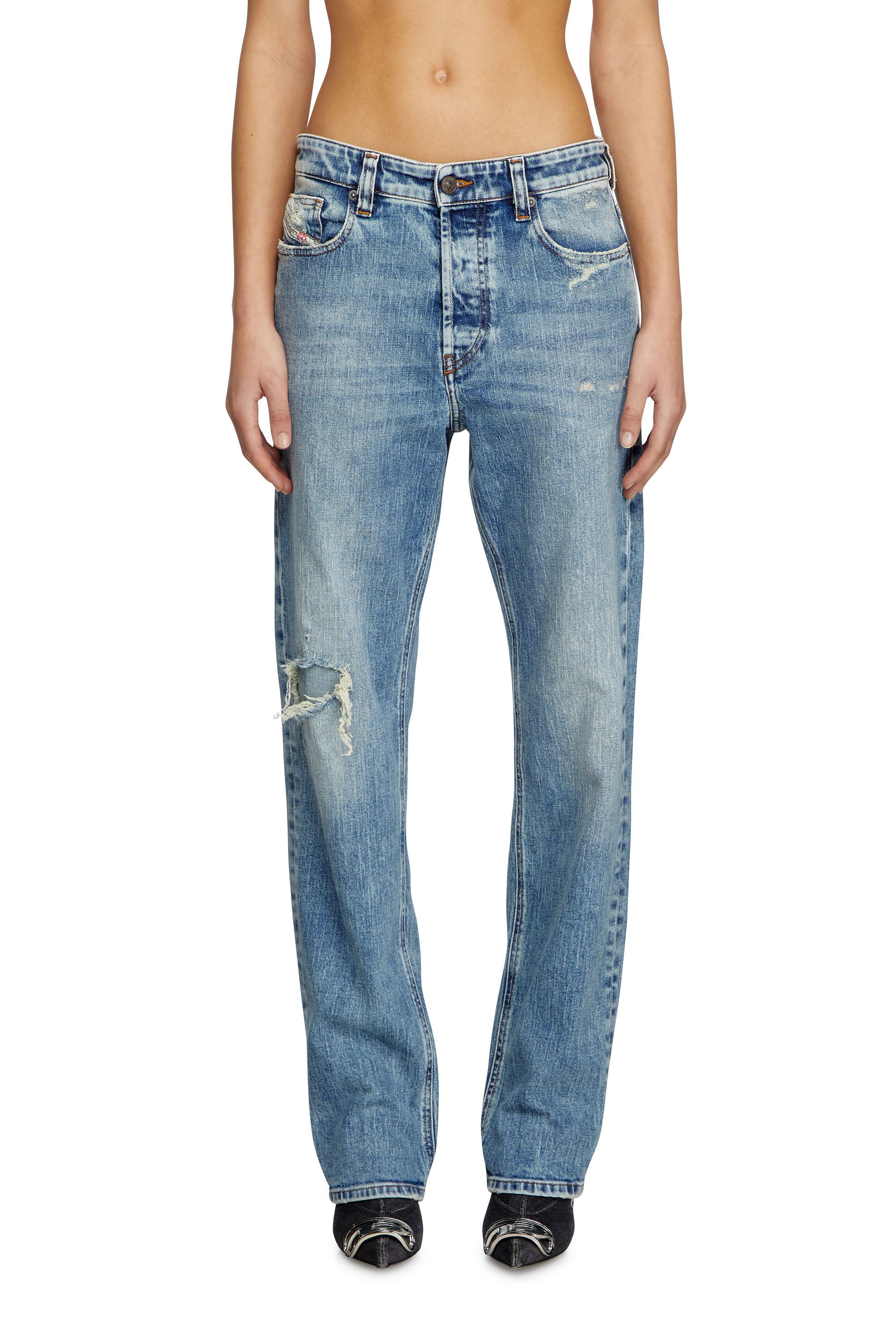 Diesel - Female's Regular Jeans 1988 D-Ark 09L34, ライトブルー - 2