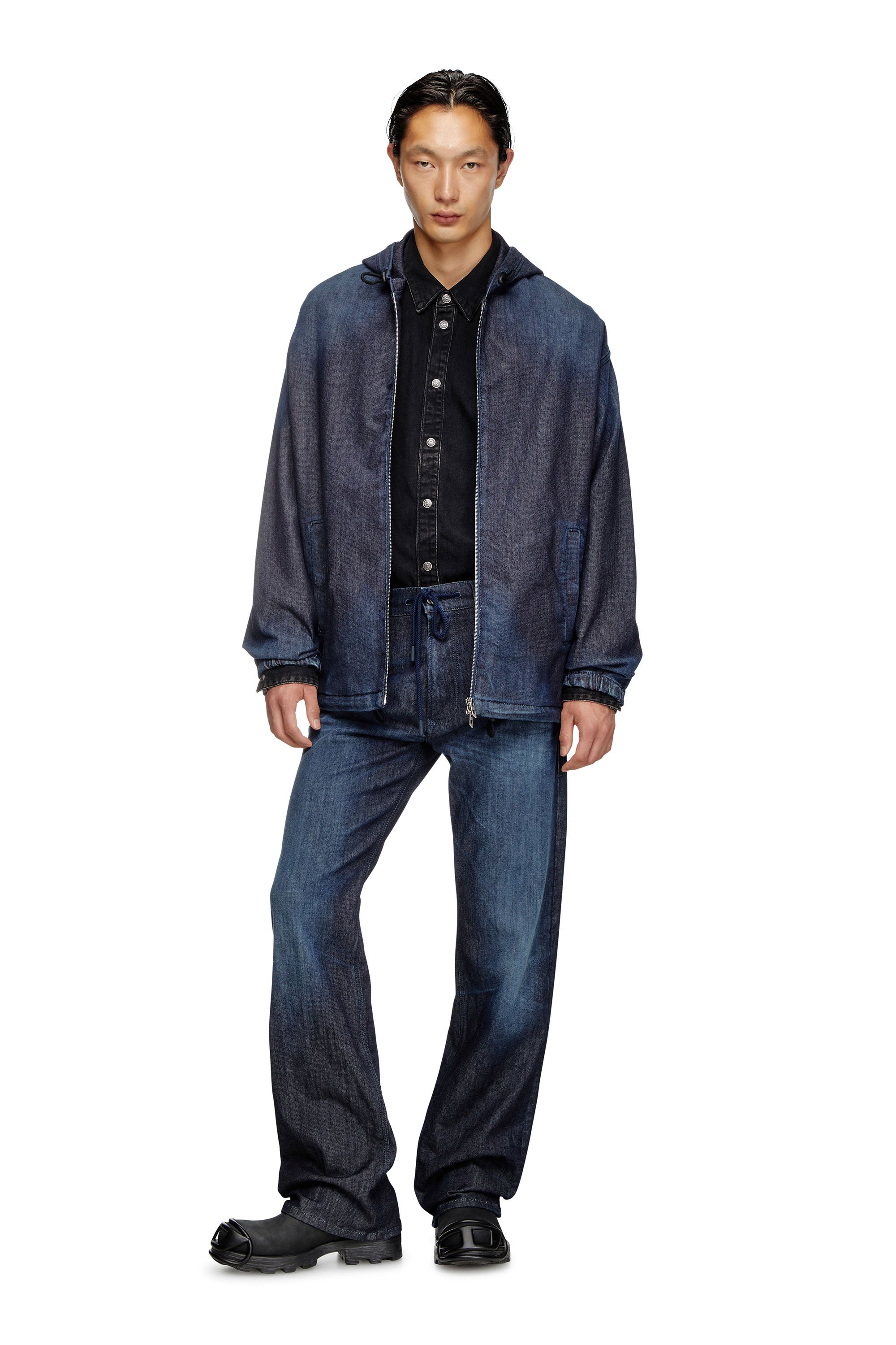 Diesel - Male's Relaxed 2080 D-Reel Joggjeans® 09L11, ダークブルー - 2